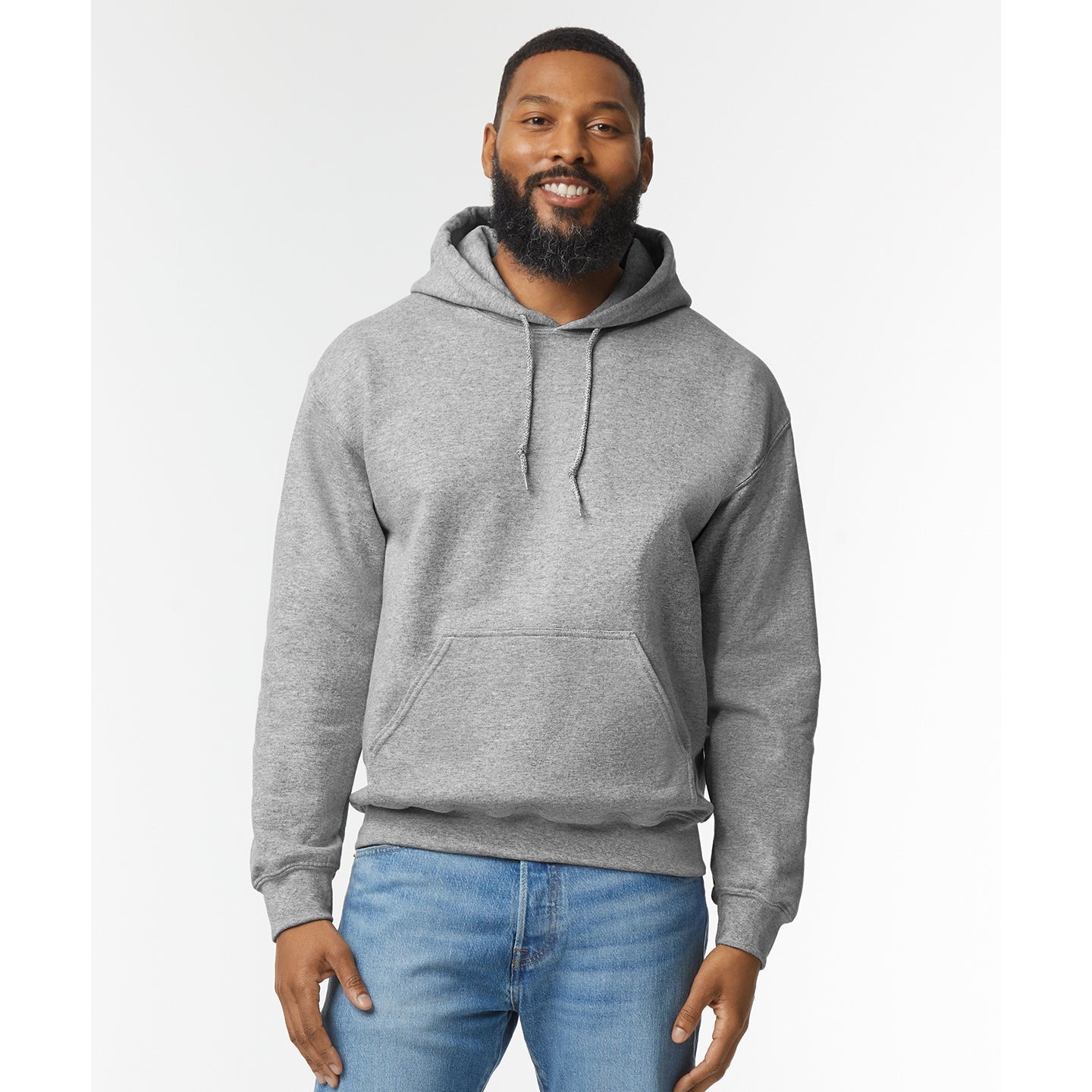 Gildan DryBlend Adult Hooded Sweatshirt Moisture-Wicking Fleece S-2XL