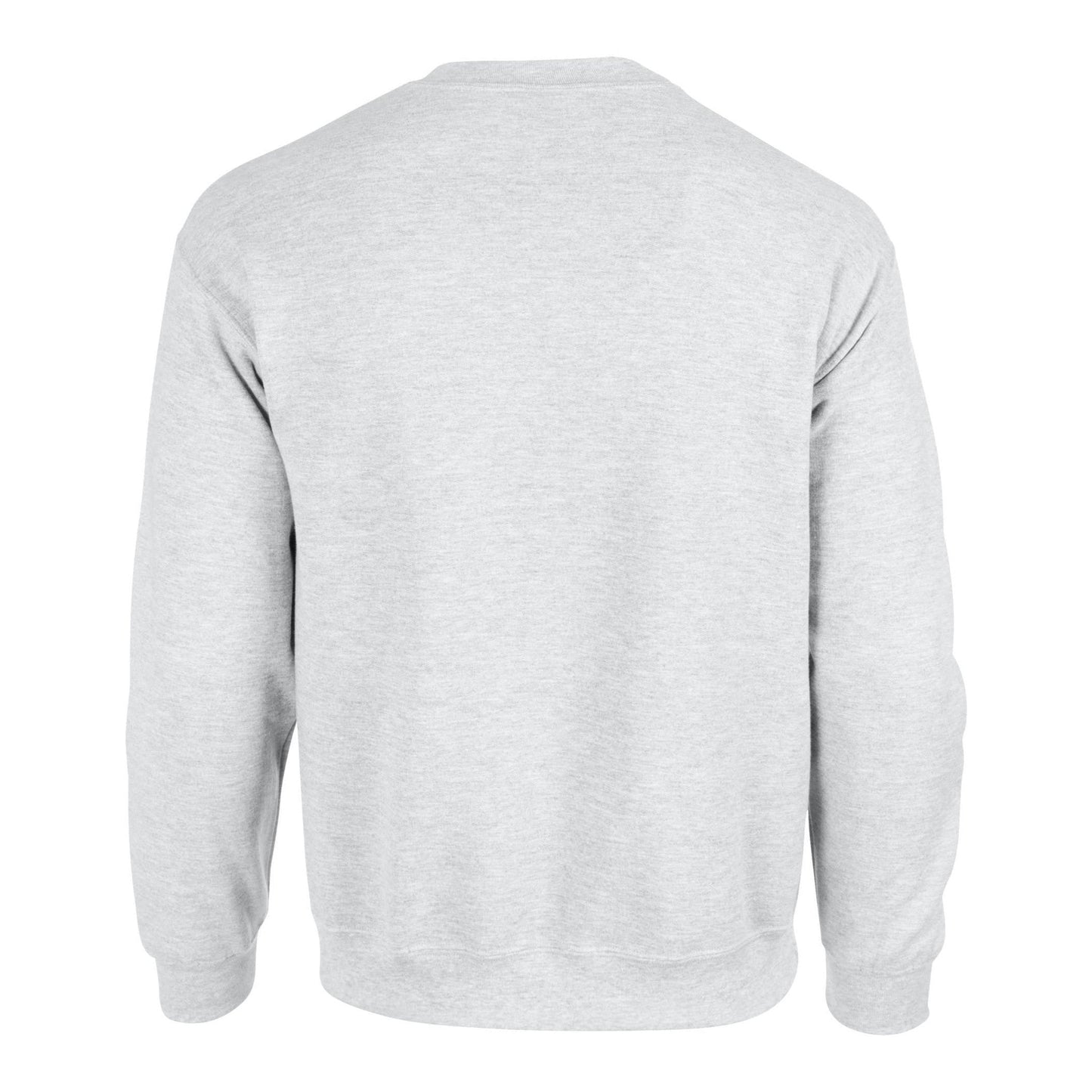 Gildan Heavy Blend Adult Crew Neck Sweatshirt Ash Soft Comfortable Casual Wear
