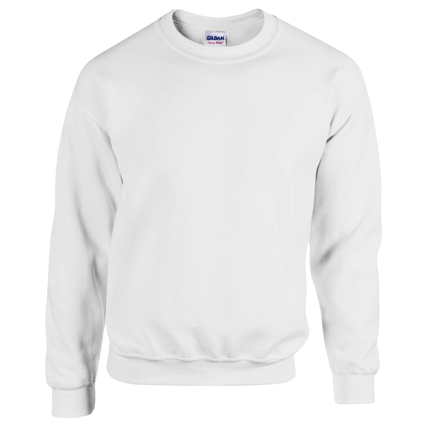 Gildan Heavy Blend Adult Crew Neck Sweatshirt Ash Soft Comfortable Casual Wear