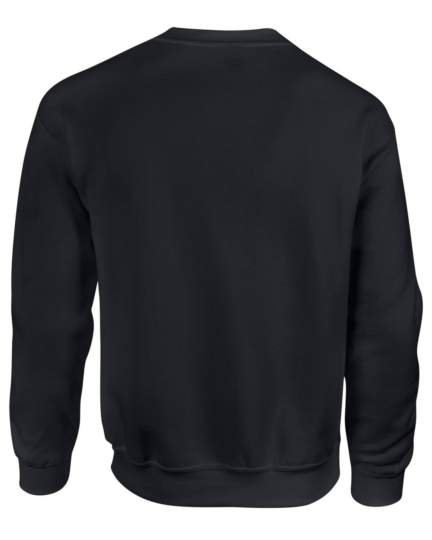 Gildan Heavy Blend Adult Crew Neck Sweatshirt Black Soft Comfortable Sizes S-5XL