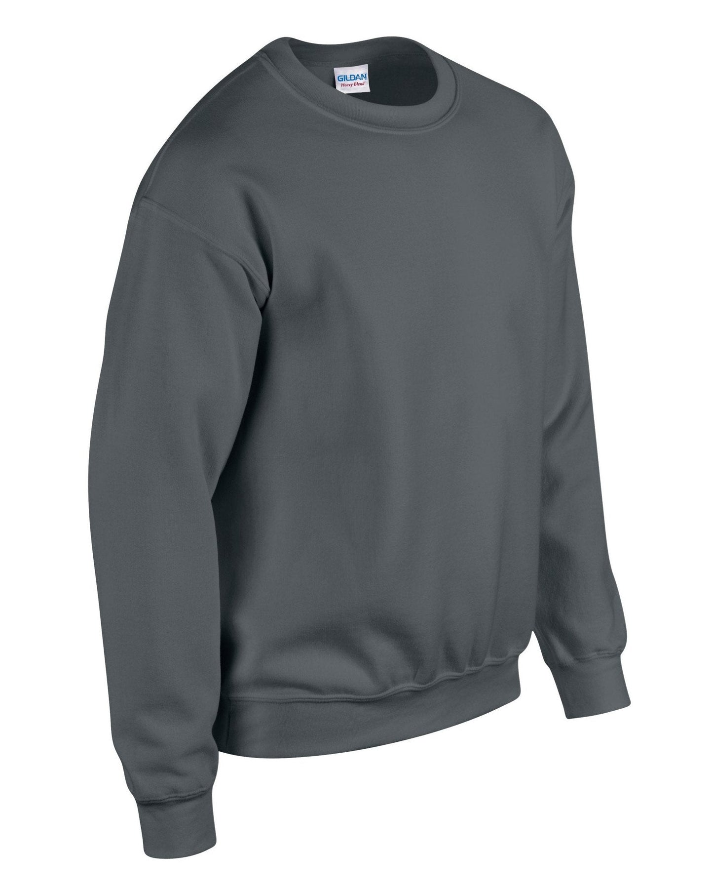 Gildan Heavy Blend Adult Crew Neck Sweatshirt Charcoal Soft Comfortable Fit