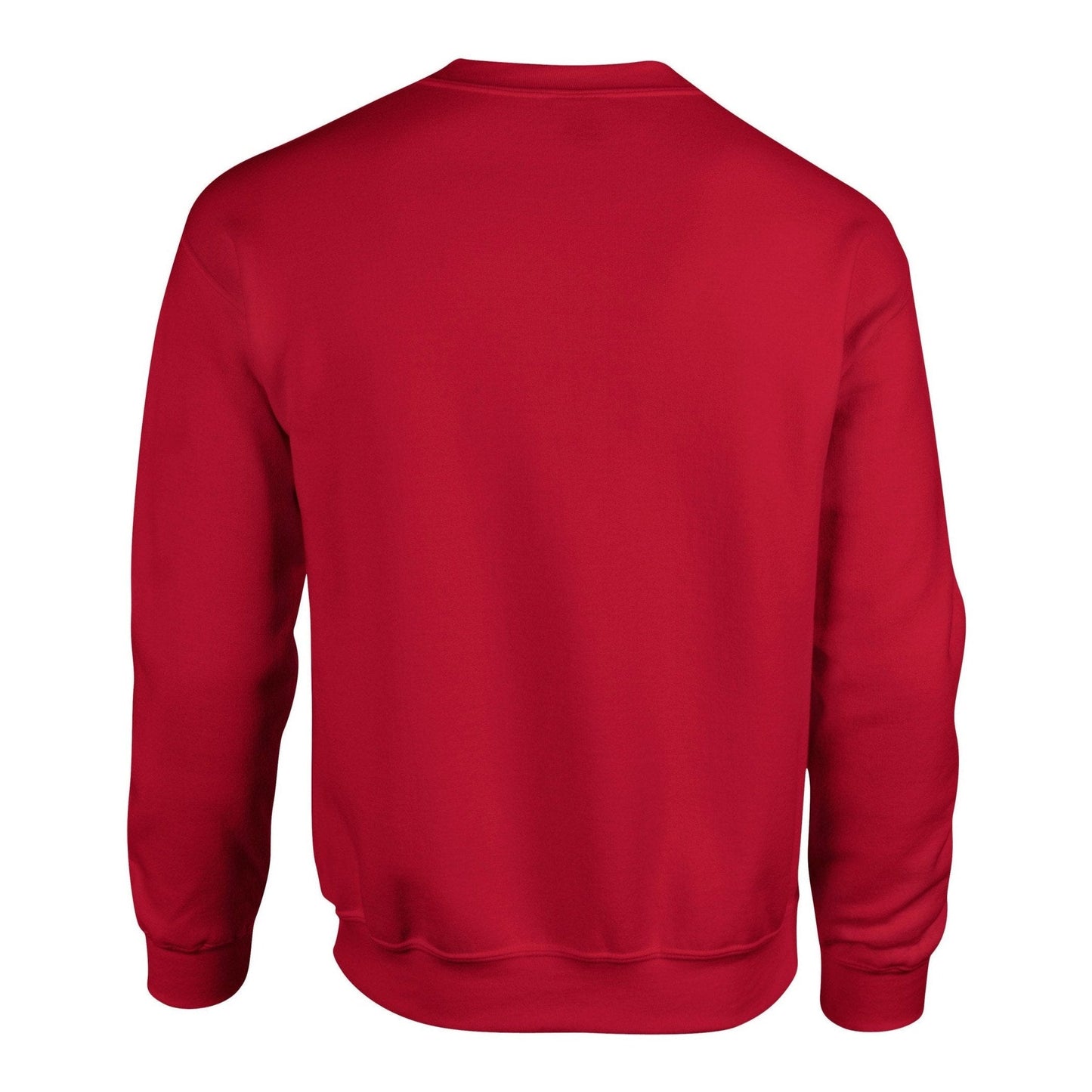Gildan Heavy Blend Adult Crew Neck Sweatshirt Cherry Red Soft Comfortable S-3XL