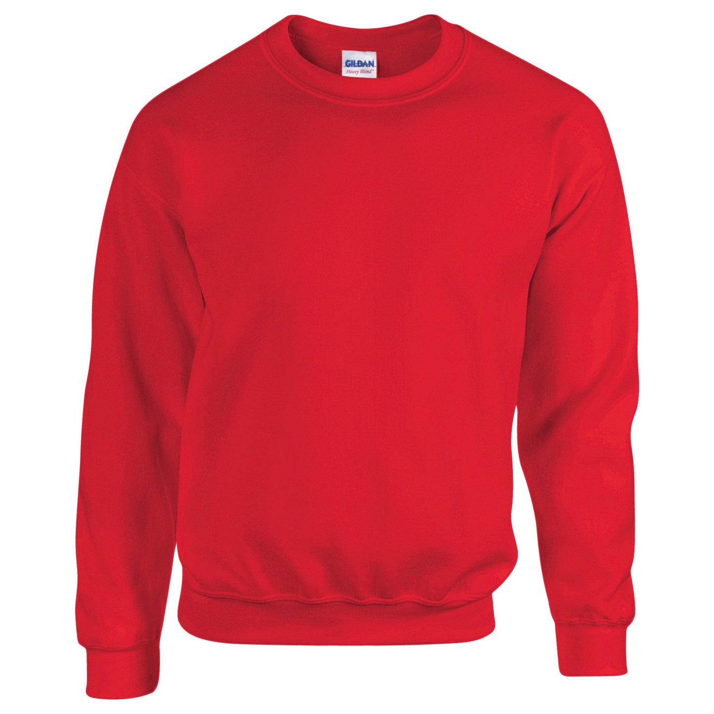 Gildan Heavy Blend Adult Crew Neck Sweatshirt Cherry Red Soft Comfortable S-3XL
