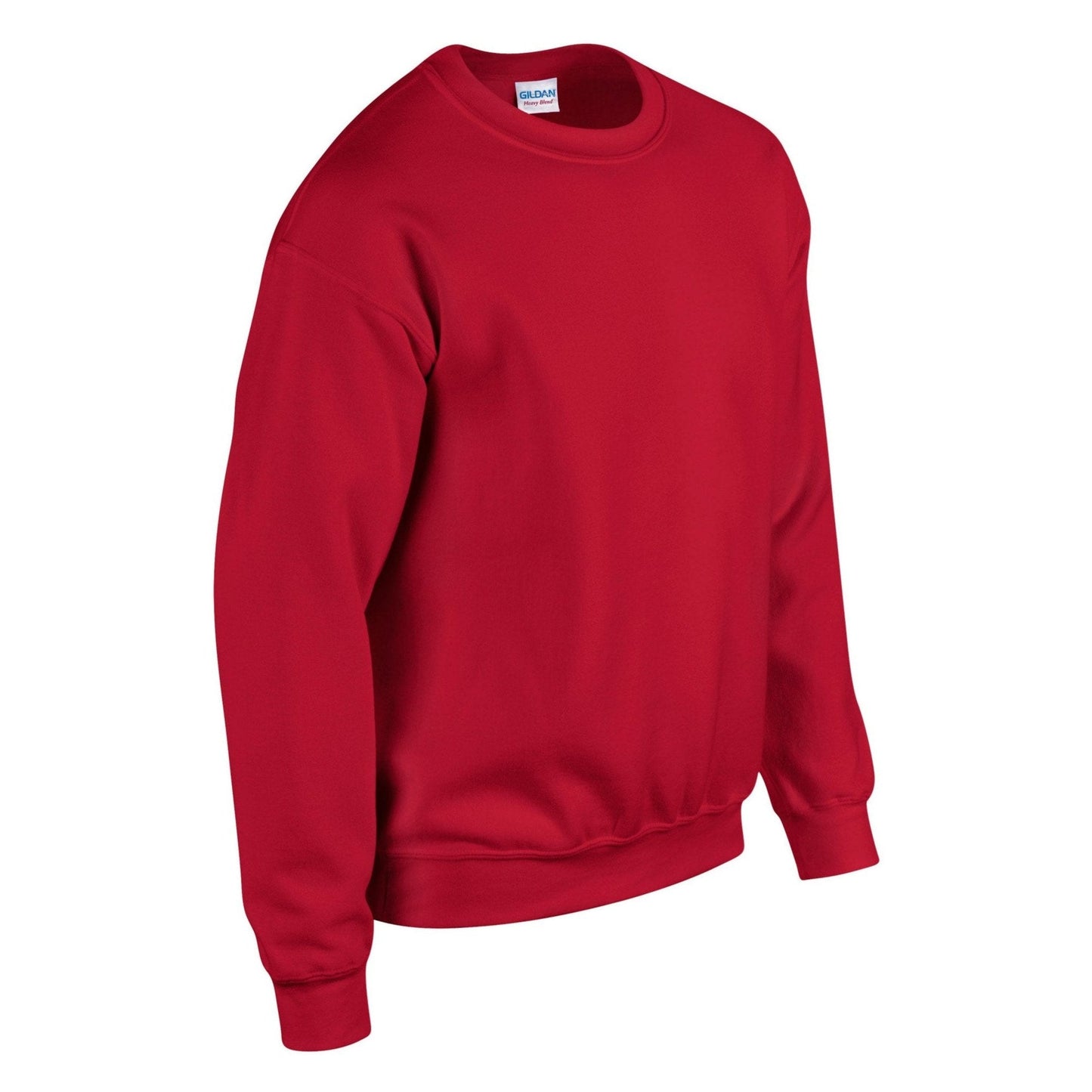 Gildan Heavy Blend Adult Crew Neck Sweatshirt Cherry Red Soft Comfortable S-3XL
