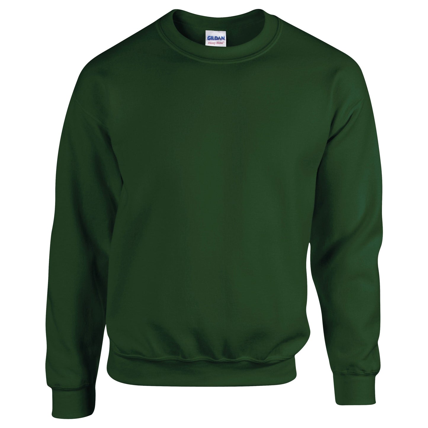 Gildan Heavy Blend Adult Crew Neck Sweatshirt Forest Green Soft Comfortable