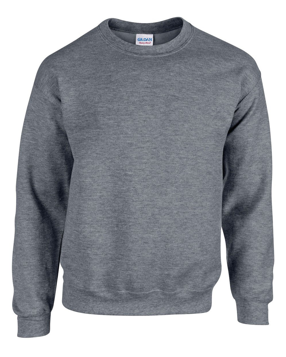 Gildan Heavy Blend Adult Crew Neck Sweatshirt Graphite Heather Soft Comfort