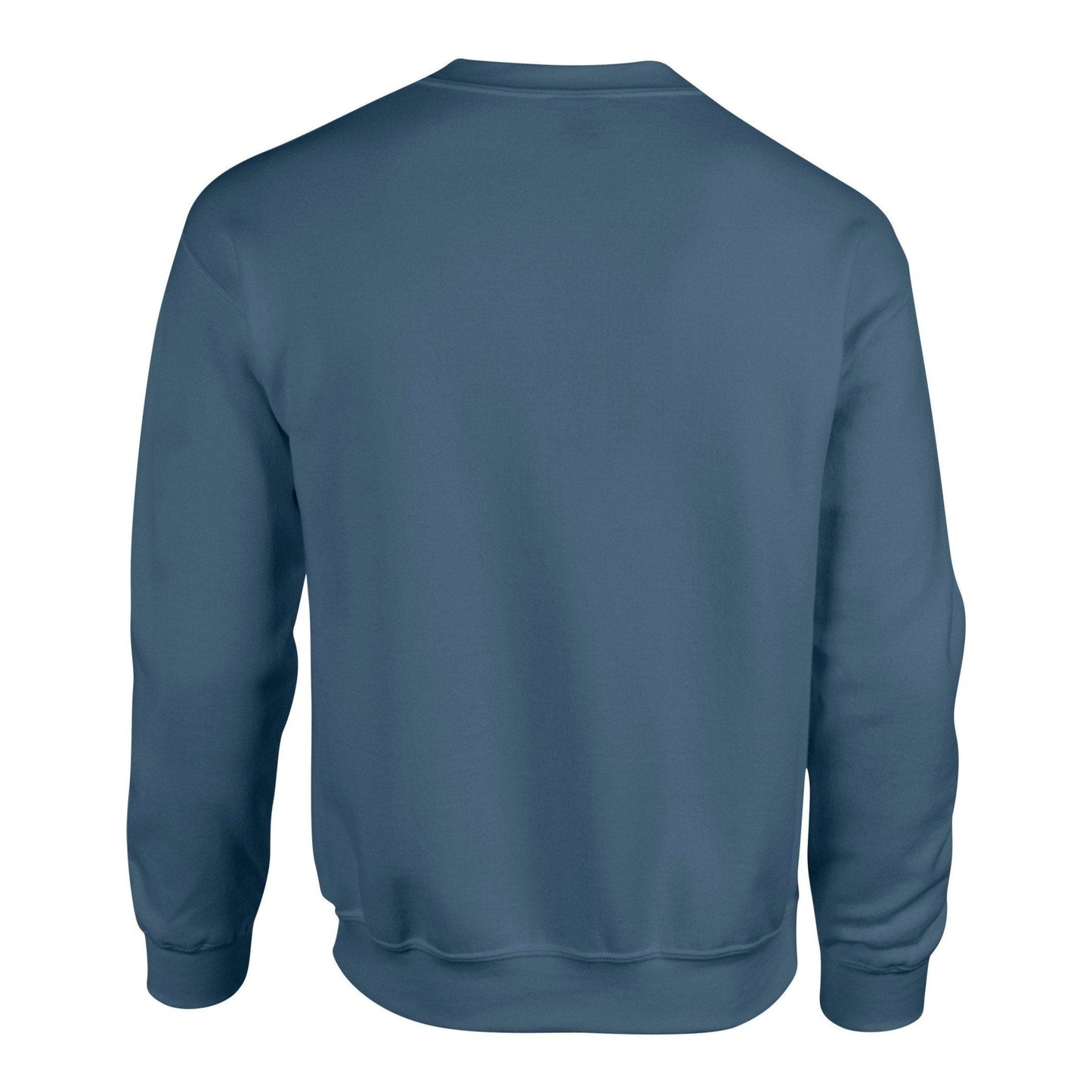 Gildan Heavy Blend Adult Crew Neck Sweatshirt Indigo Blue Soft Comfortable S-3XL