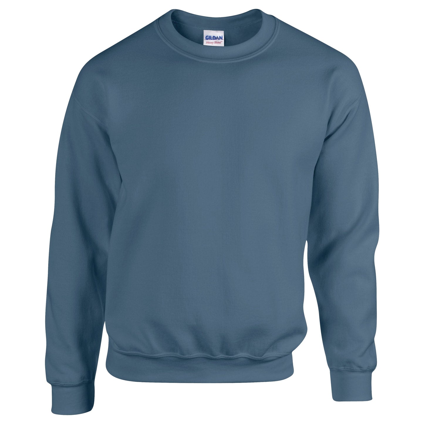 Gildan Heavy Blend Adult Crew Neck Sweatshirt Indigo Blue Soft Comfortable S-3XL