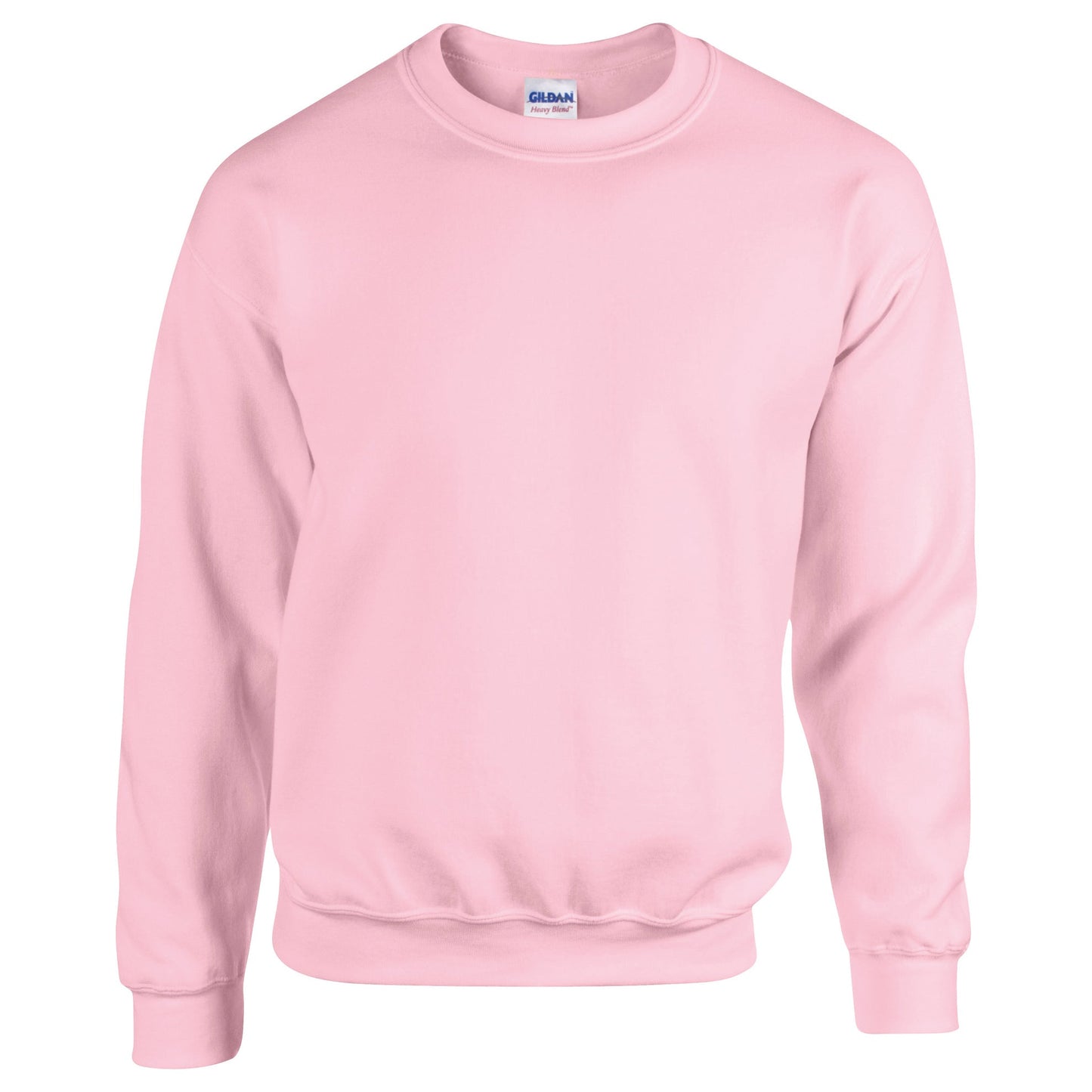 Gildan Heavy Blend Adult Crew Neck Sweatshirt Light Pink Soft Comfortable S-3XL