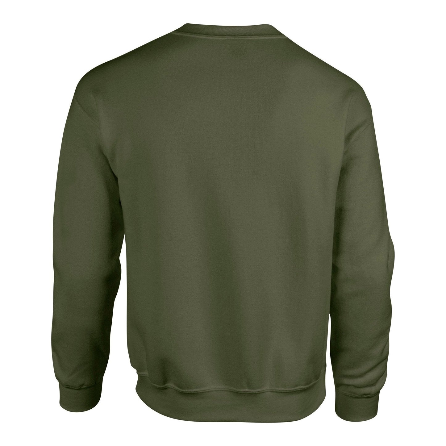 Gildan Heavy Blend Adult Crew Neck Sweatshirt Military Green Soft Comfort
