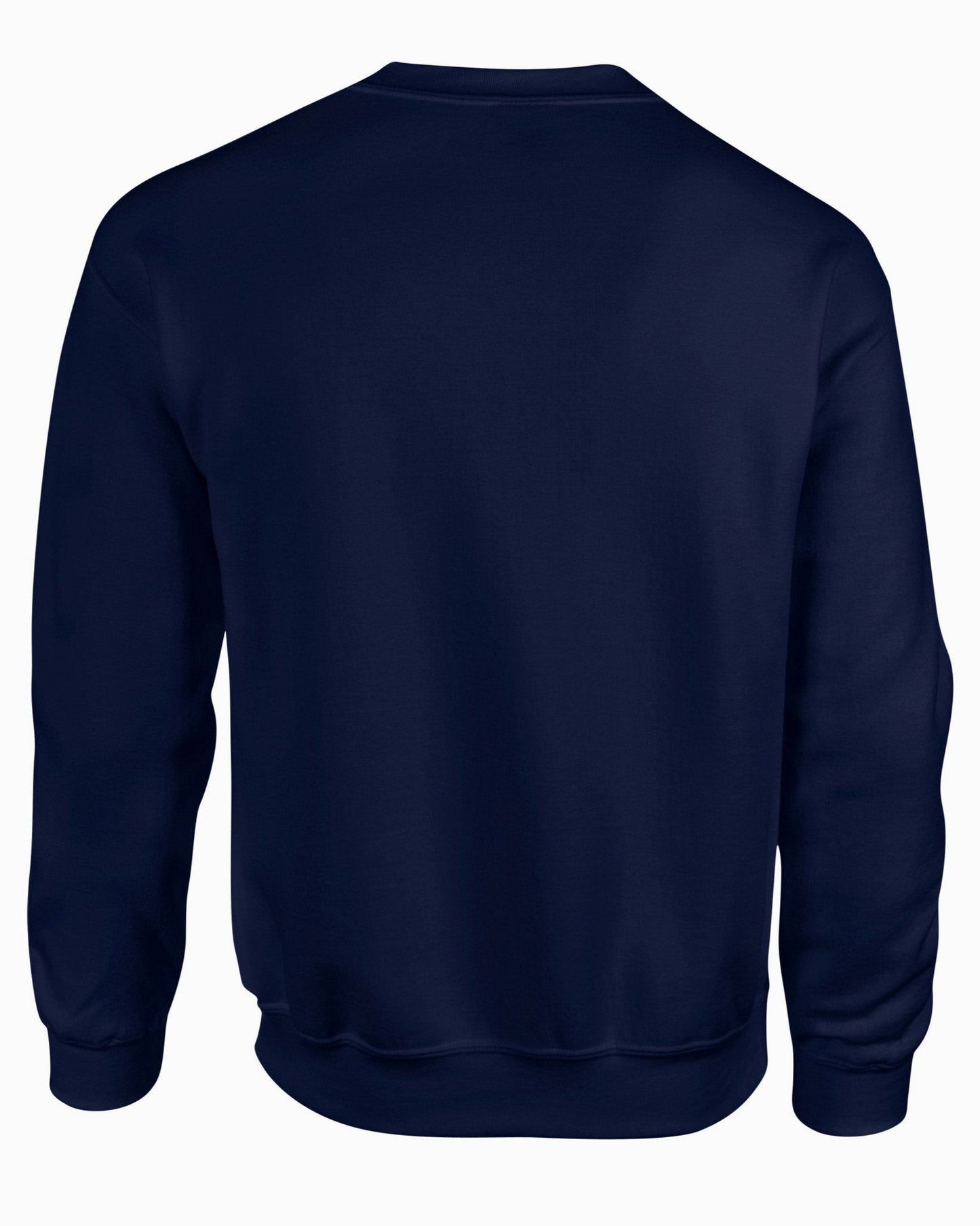 Gildan Heavy Blend Adult Crew Neck Sweatshirt Navy Soft Comfortable Casual Wear