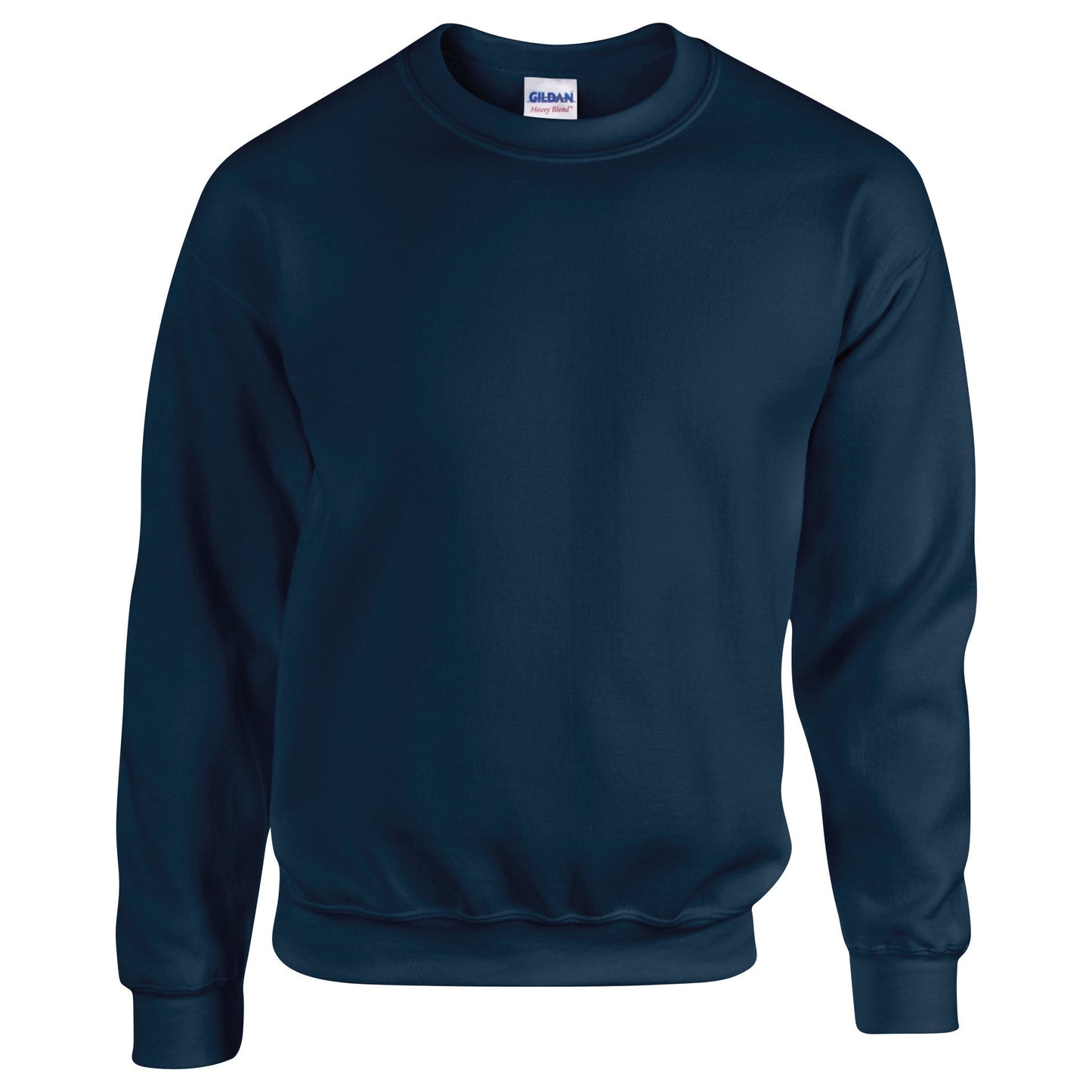 Gildan Heavy Blend Adult Crew Neck Sweatshirt Navy Soft Comfortable Casual Wear
