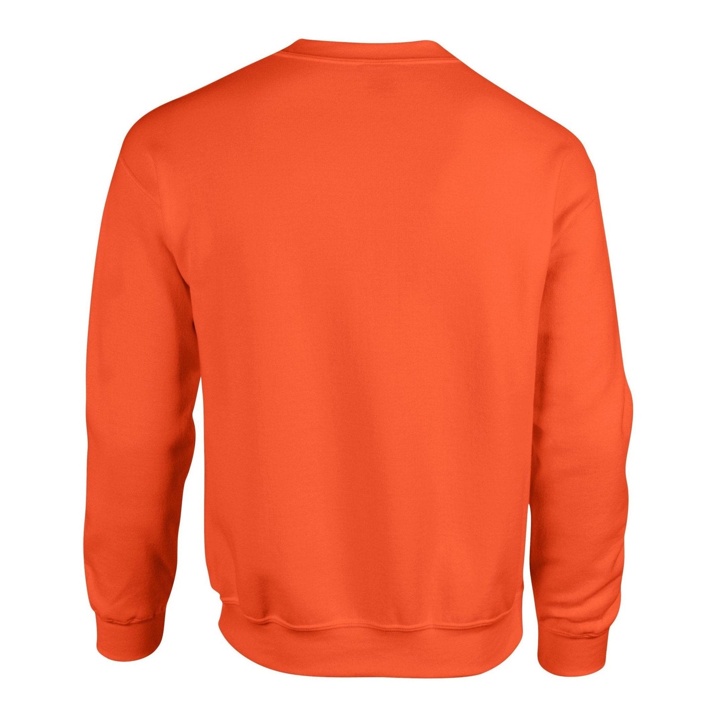 Gildan Heavy Blend Adult Crew Neck Sweatshirt Orange Soft Comfortable Fit