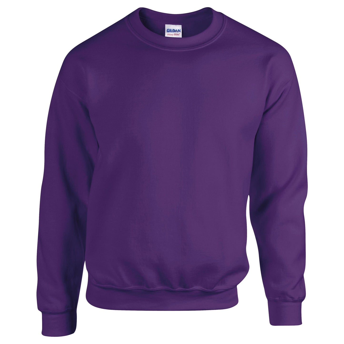 Gildan Heavy Blend Adult Crew Neck Sweatshirt Purple Soft Comfortable Fit