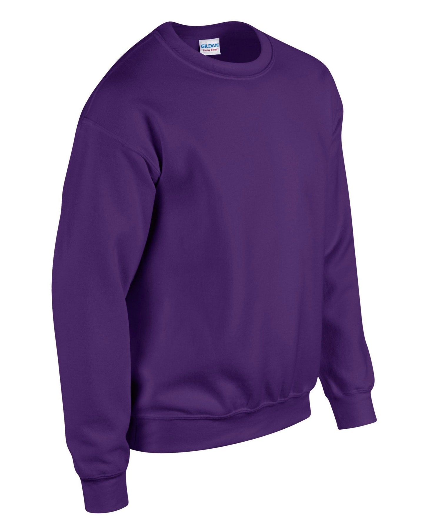 Gildan Heavy Blend Adult Crew Neck Sweatshirt Purple Soft Comfortable Fit