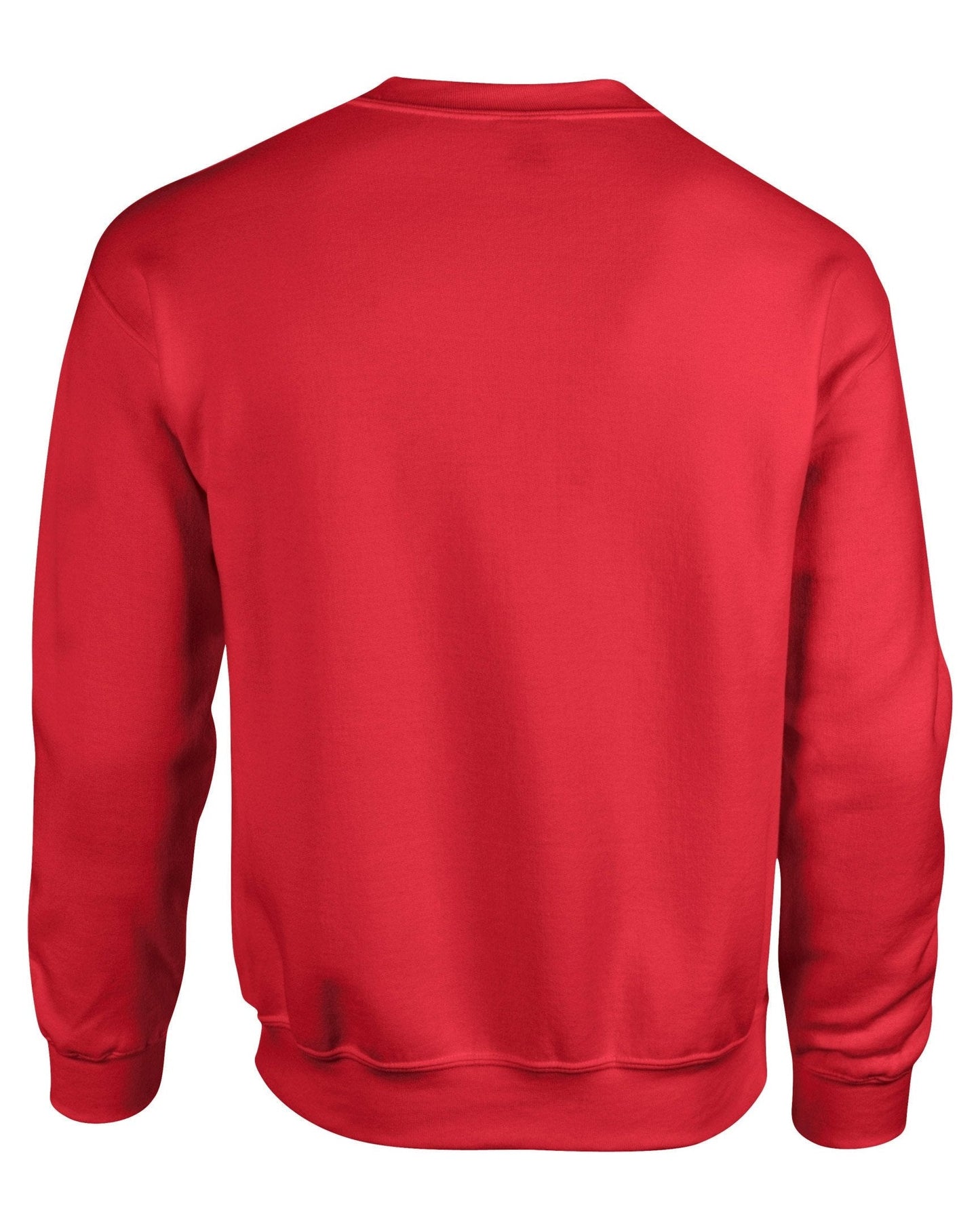 Gildan Heavy Blend Adult Crew Neck Sweatshirt Red Soft Comfortable Casual Wear