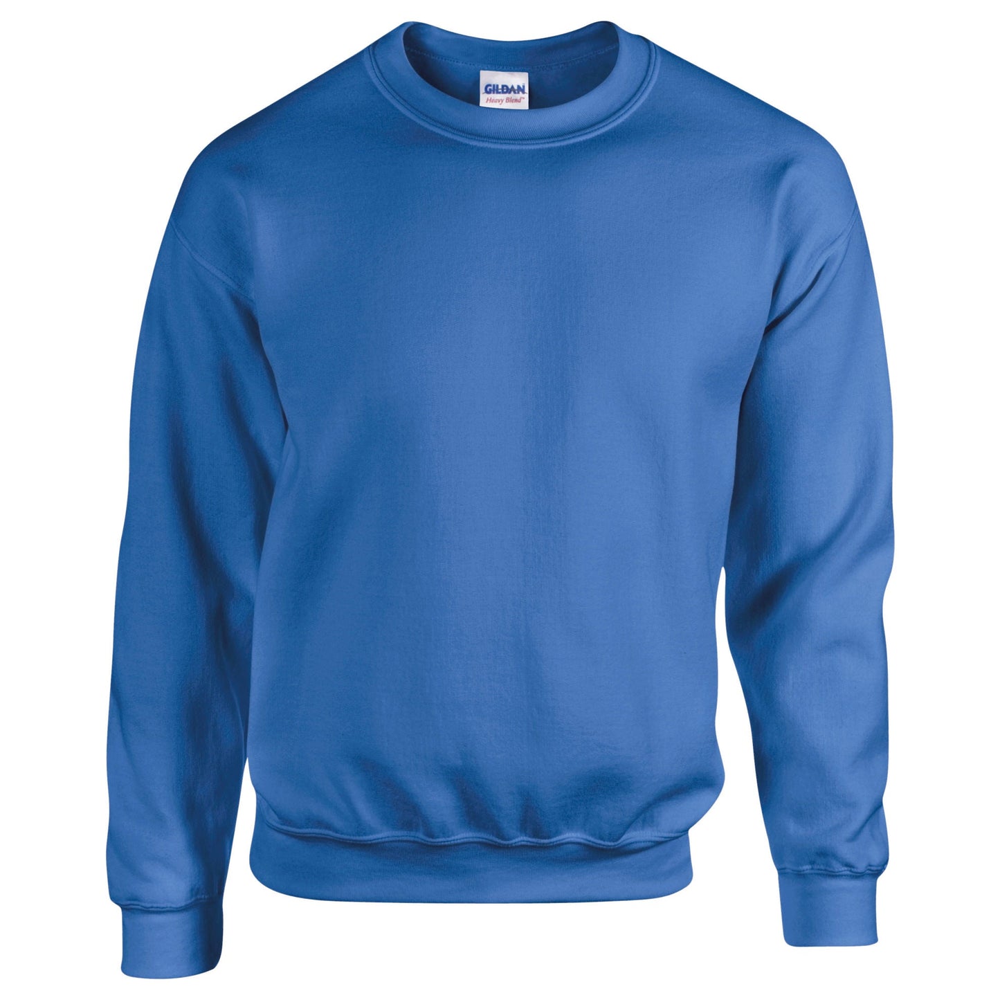 Gildan Heavy Blend Adult Crew Neck Sweatshirt Royal Soft Comfortable Casual Wear