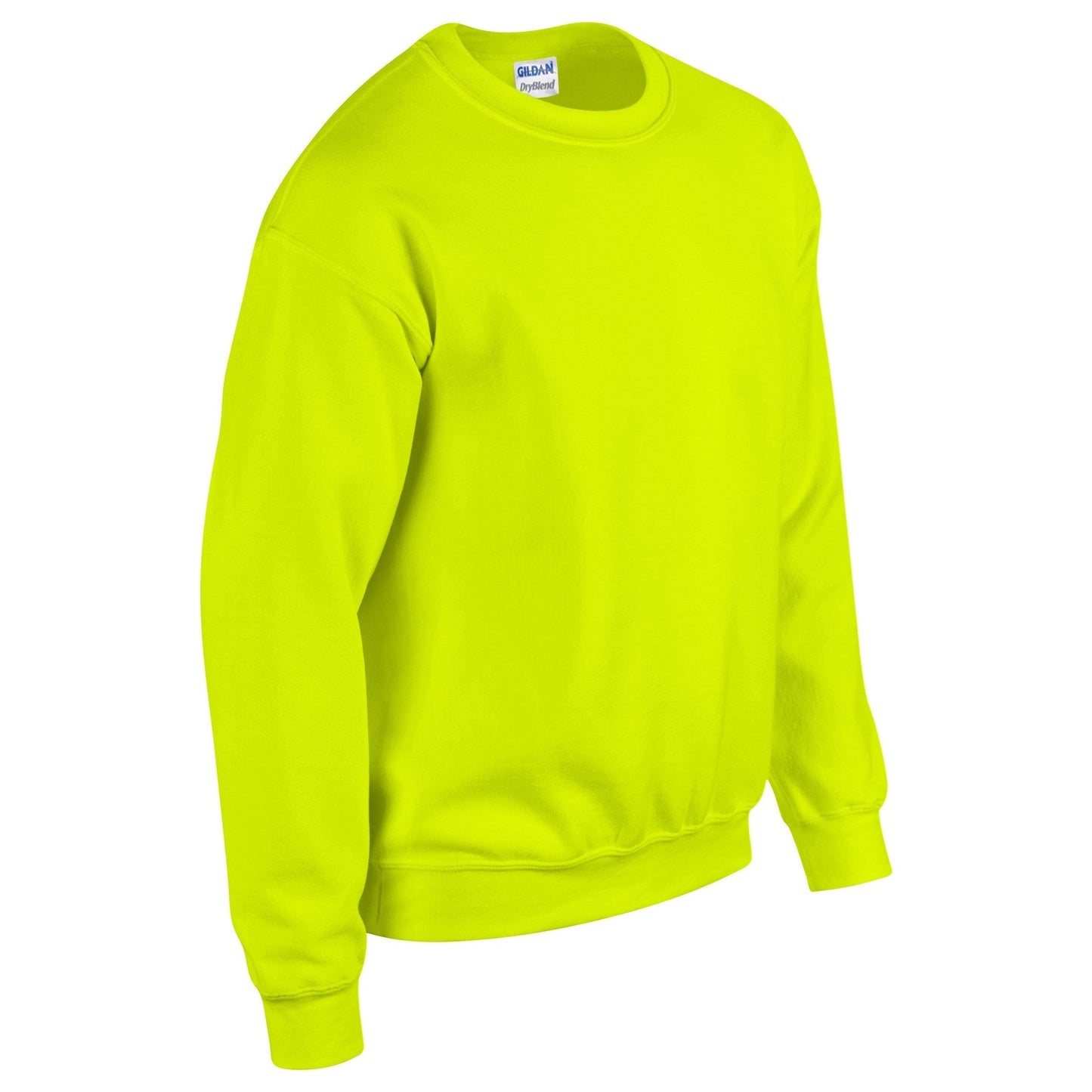Gildan Heavy Blend Adult Crew Neck Sweatshirt Safety Green Soft Comfortable