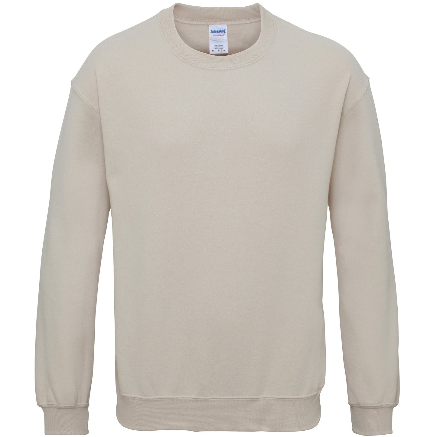 Gildan Heavy Blend Adult Crew Neck Sweatshirt Soft Comfort Sand Size S-3XL