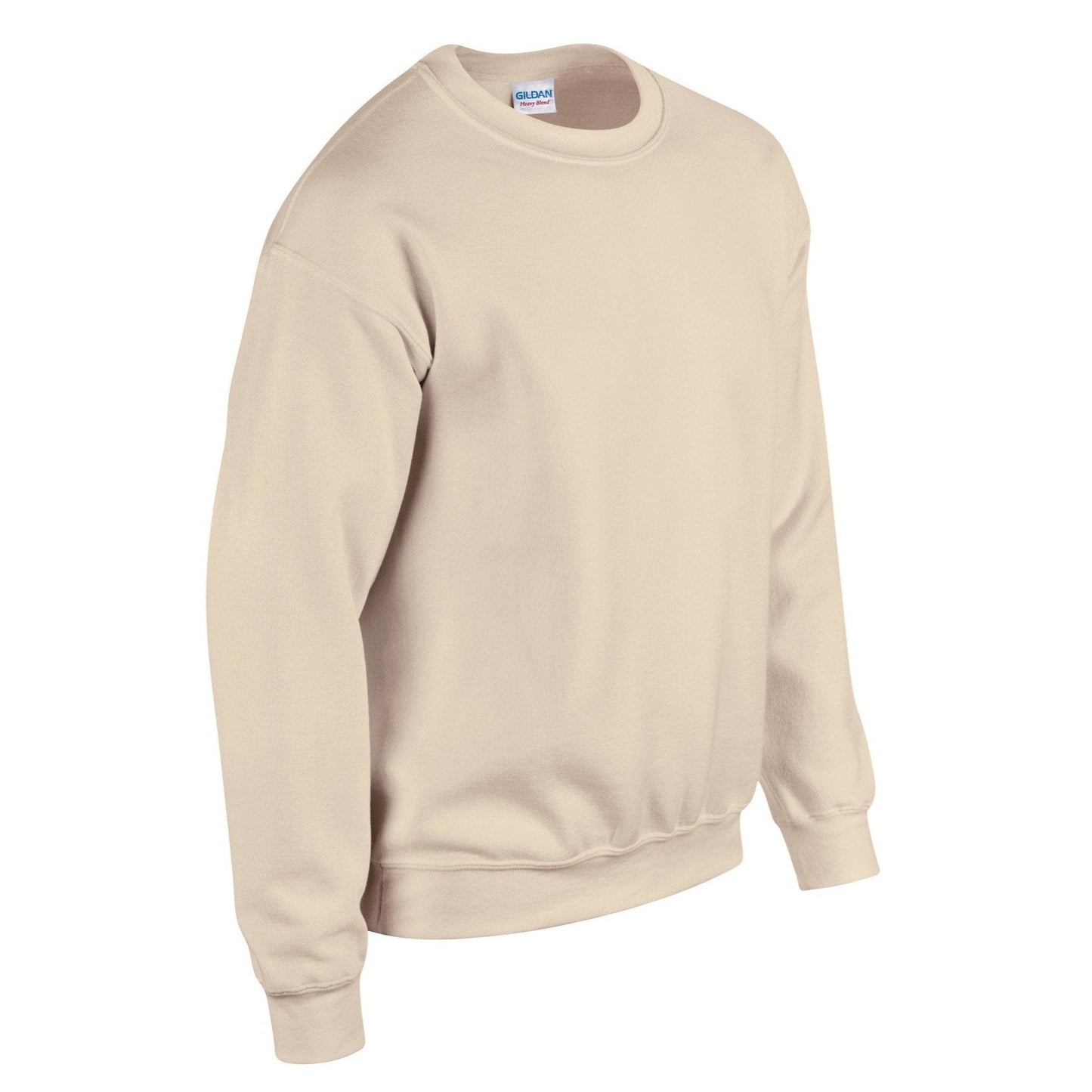Gildan Heavy Blend Adult Crew Neck Sweatshirt Soft Comfort Sand Size S-3XL