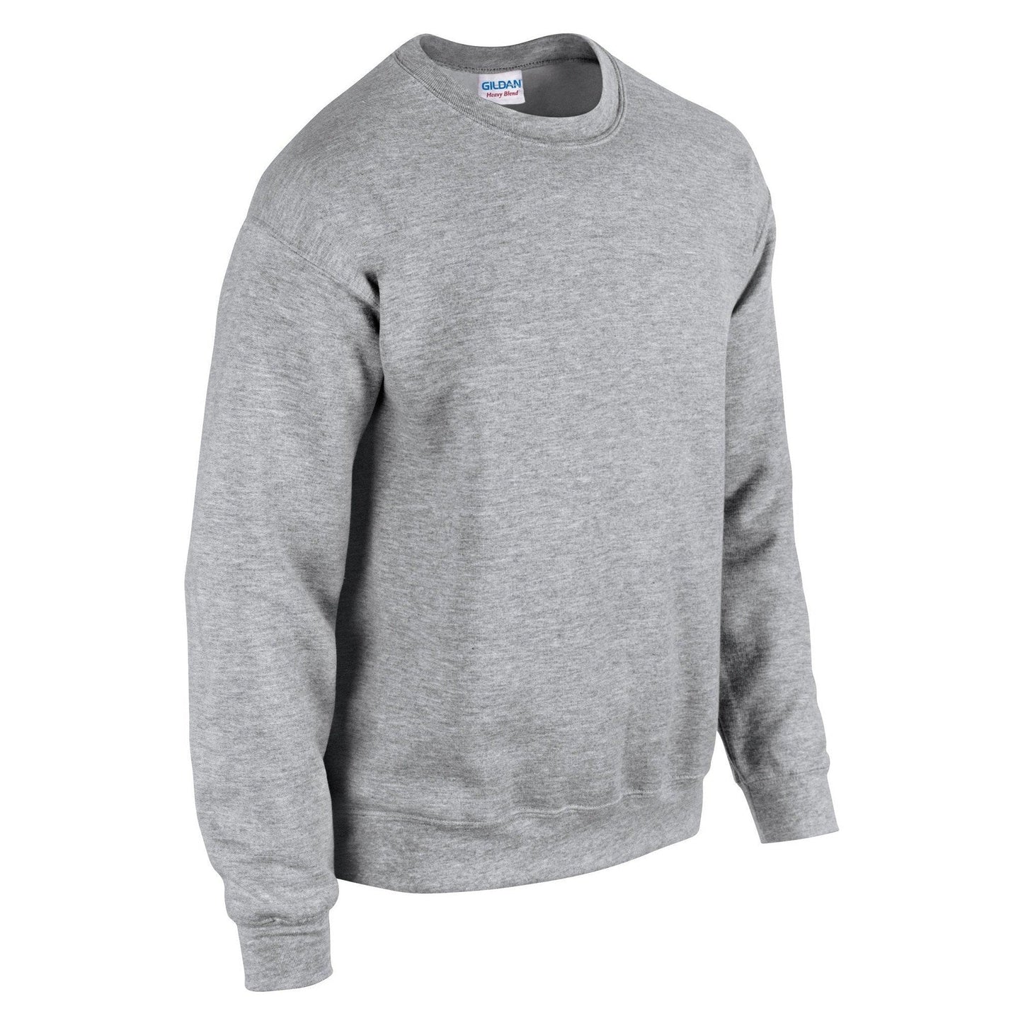 Gildan Heavy Blend Adult Crew Neck Sweatshirt Sport Grey Soft Comfortable Fit
