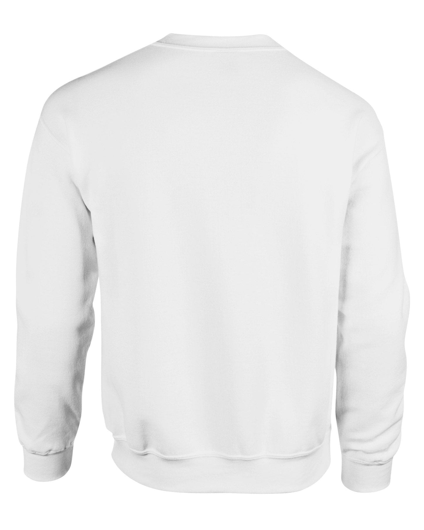 Gildan Heavy Blend Adult Crew Neck Sweatshirt White Soft Comfortable Fit