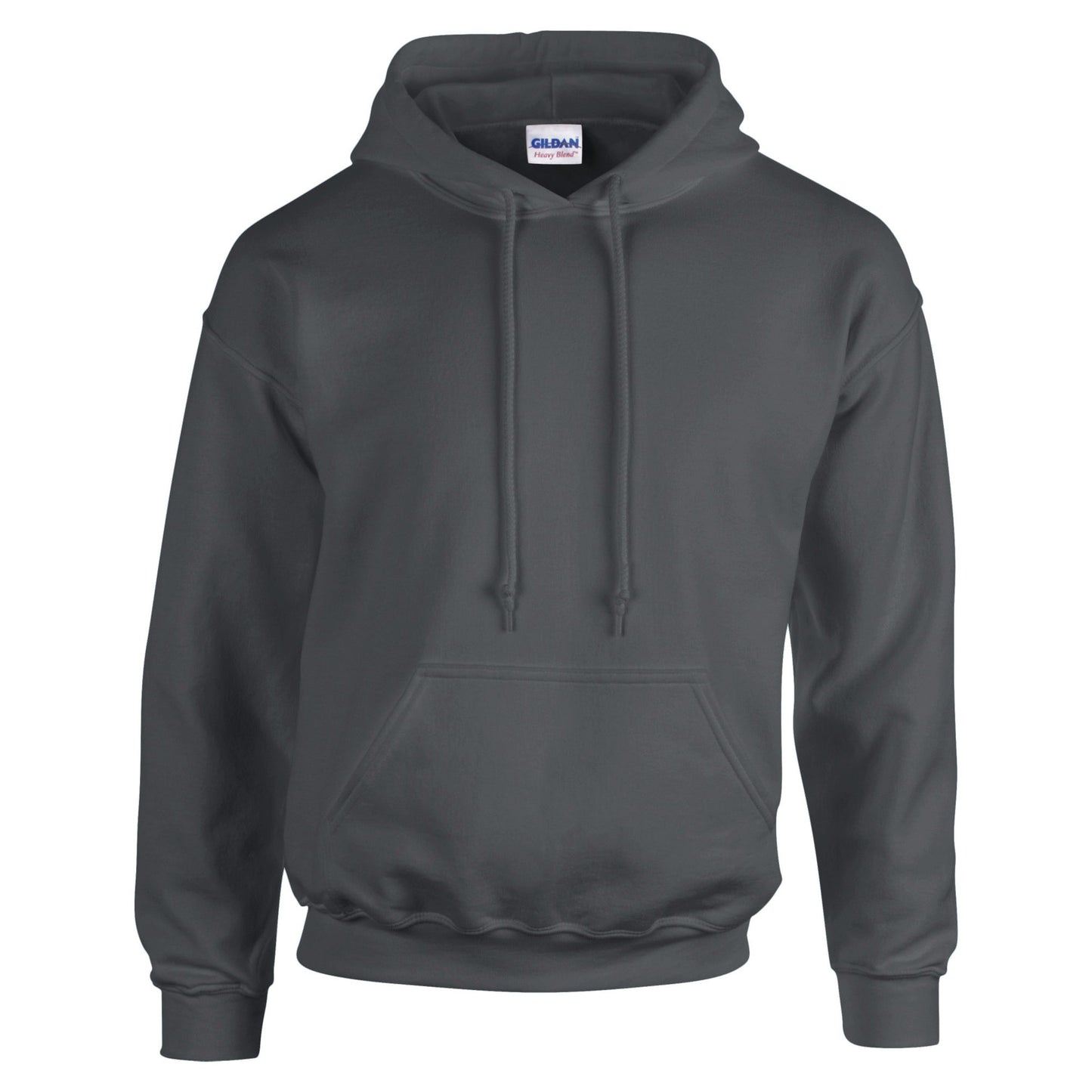 Gildan Heavy Blend Hooded Sweatshirt Charcoal Soft Cotton-Poly Fleece
