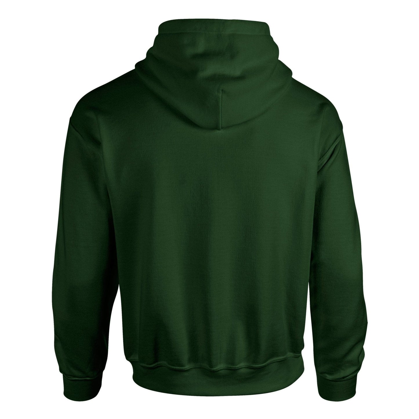 Gildan Heavy Blend Hooded Sweatshirt Forest Green Soft Cotton-Poly Fleece
