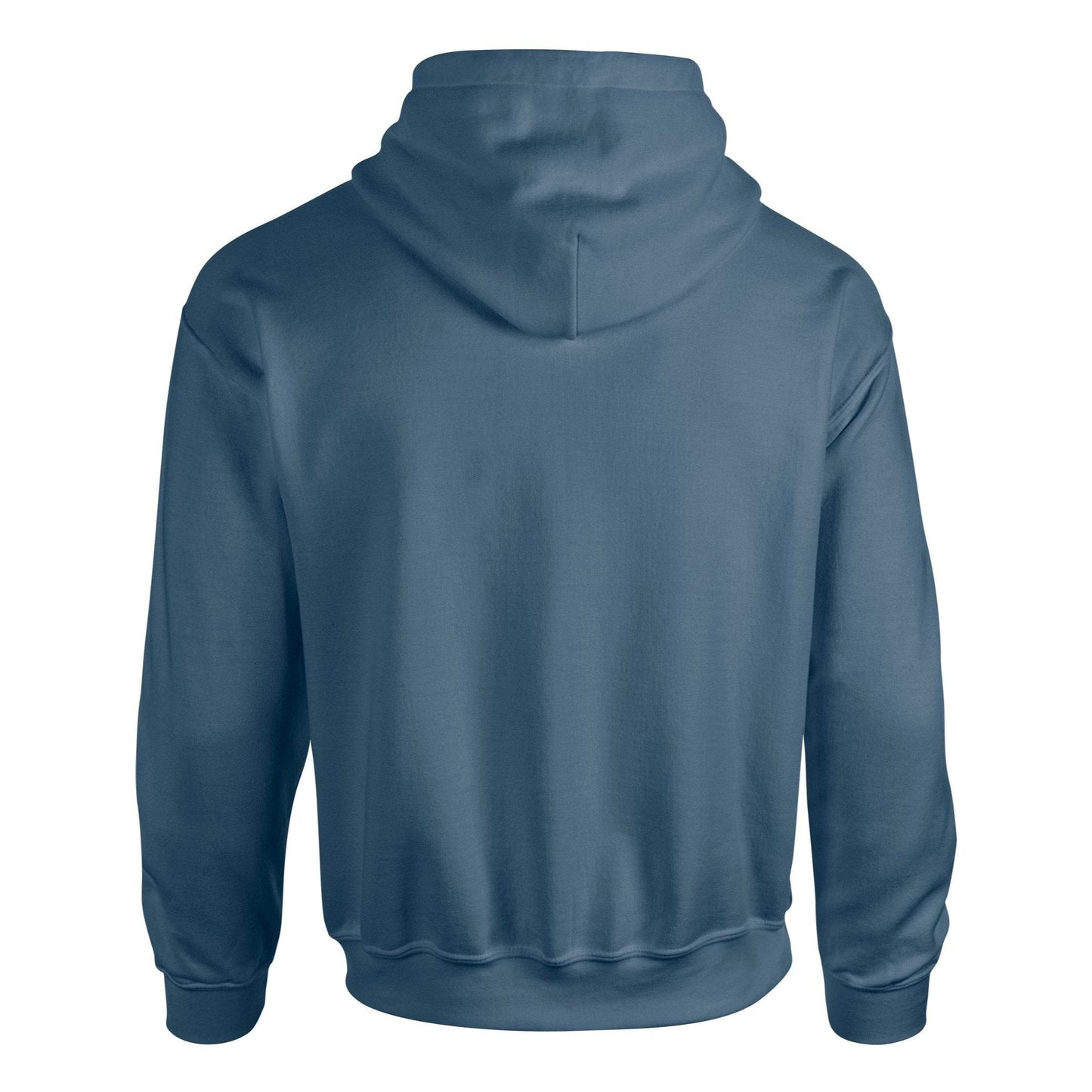 Gildan Heavy Blend Hooded Sweatshirt Indigo Blue Soft Cotton-Poly Fleece