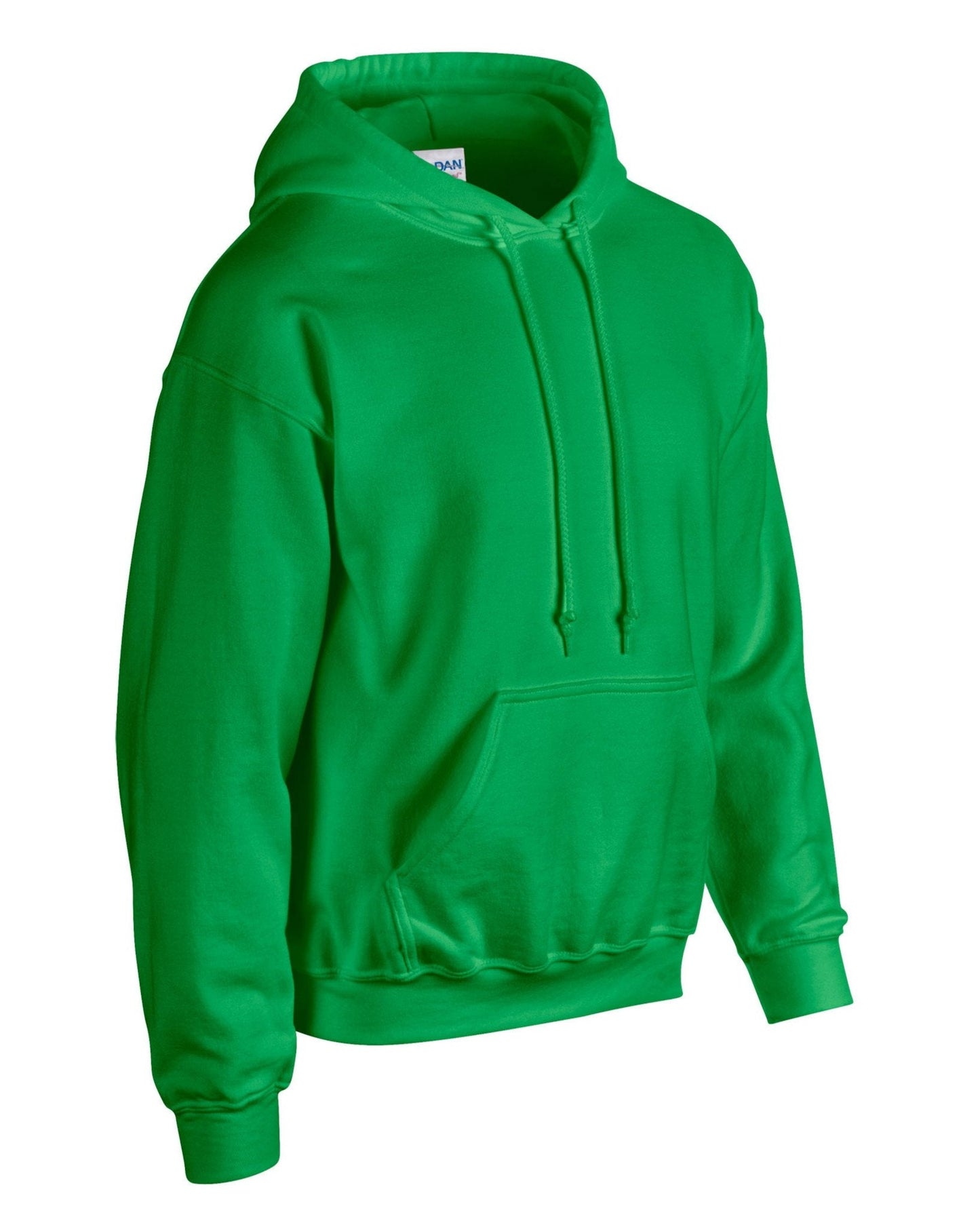 Gildan Heavy Blend Hooded Sweatshirt Irish Green Soft Cotton-Poly Fleece