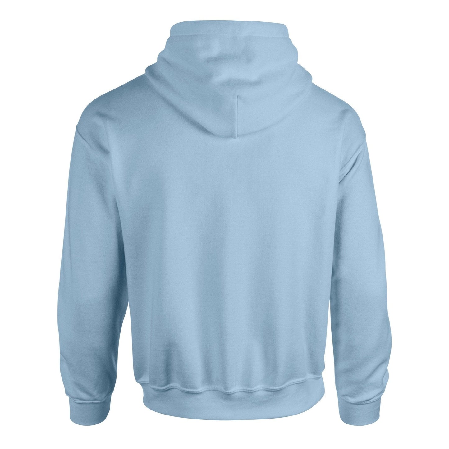 Gildan Heavy Blend Hooded Sweatshirt Light Blue Soft Cotton-Poly Fleece
