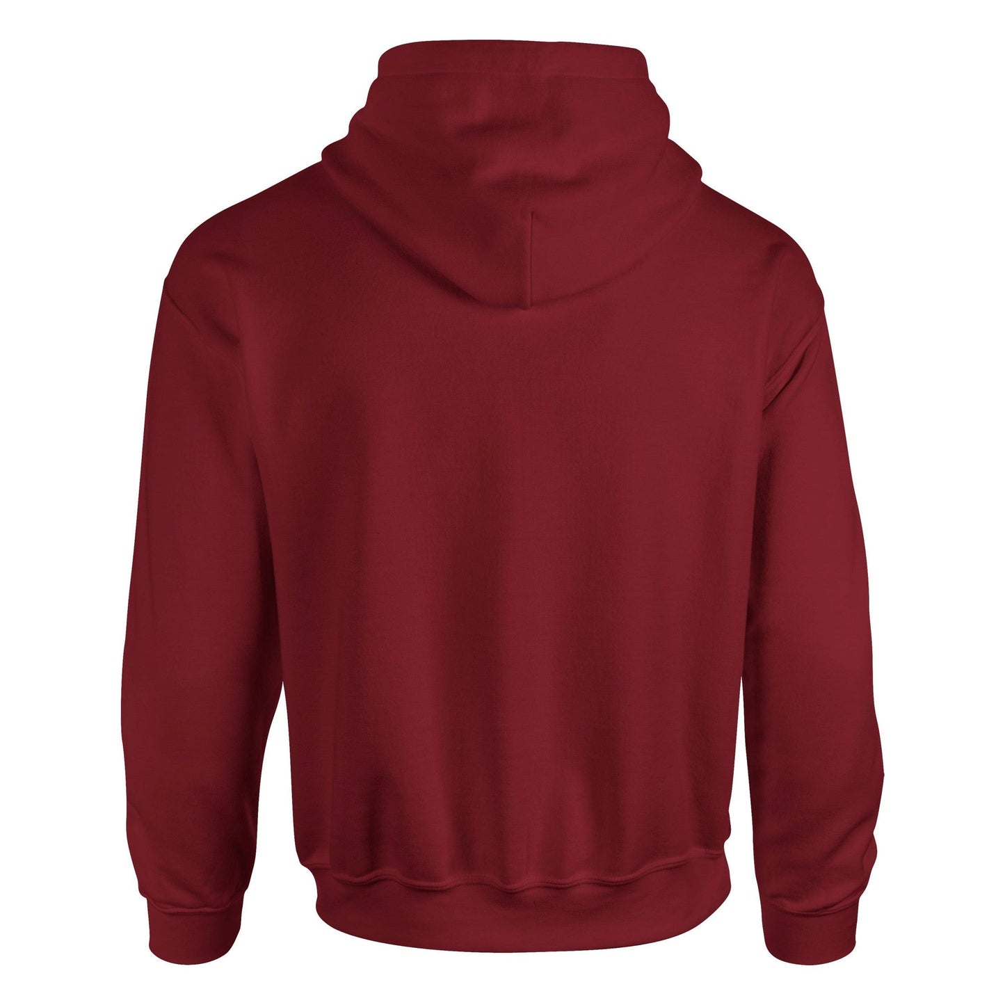 Gildan Heavy Blend Hooded Sweatshirt Maroon Double-Lined Hood Size S-5XL