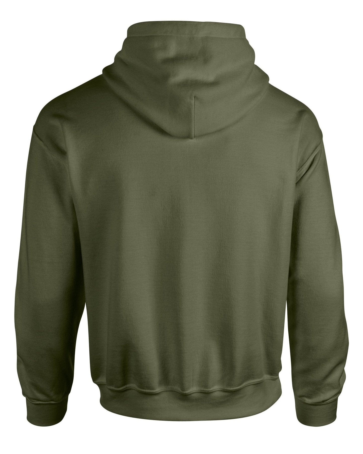 Gildan Heavy Blend Hooded Sweatshirt Military Green Soft Cotton Polyester