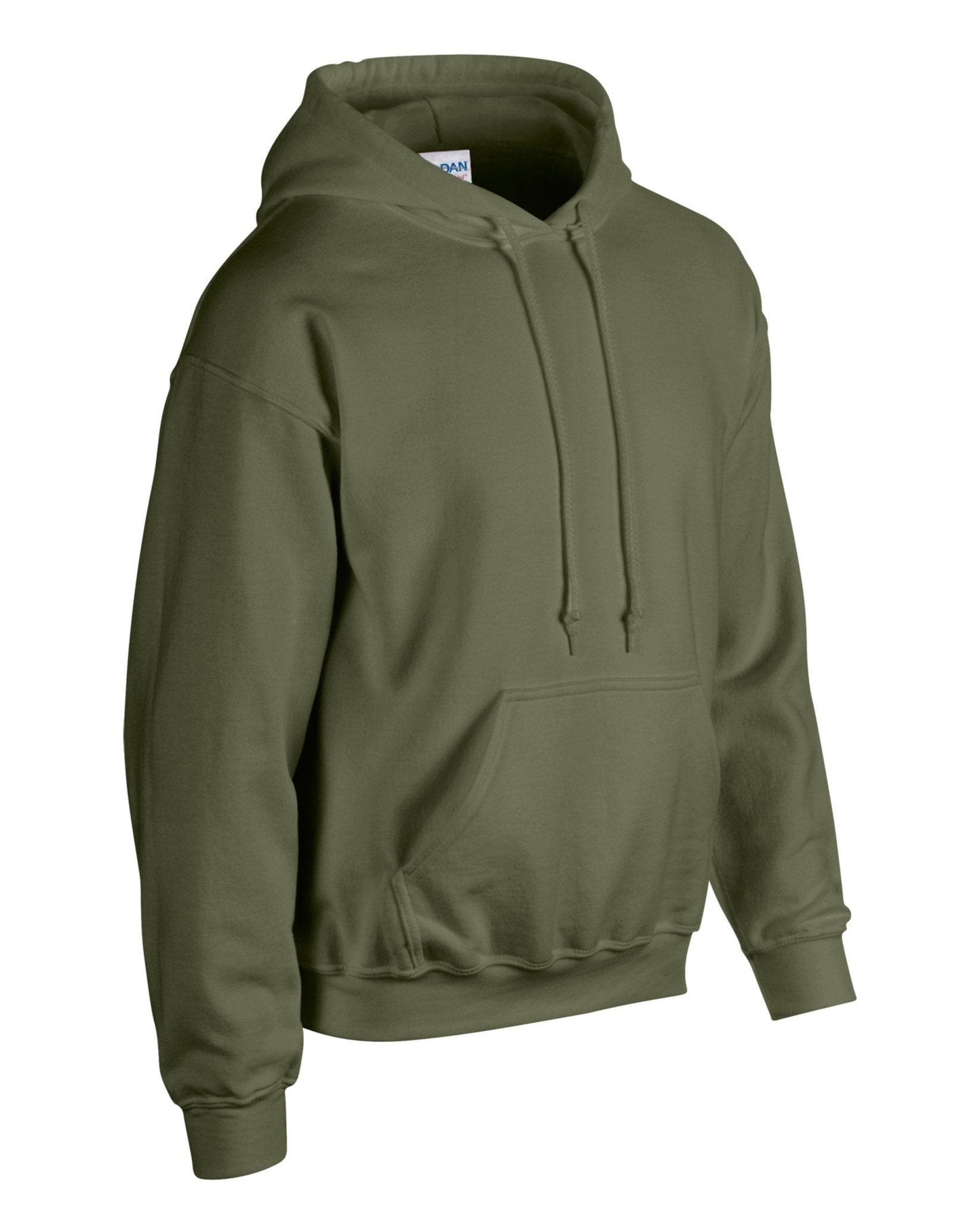 Gildan Heavy Blend Hooded Sweatshirt Military Green Soft Cotton Polyester