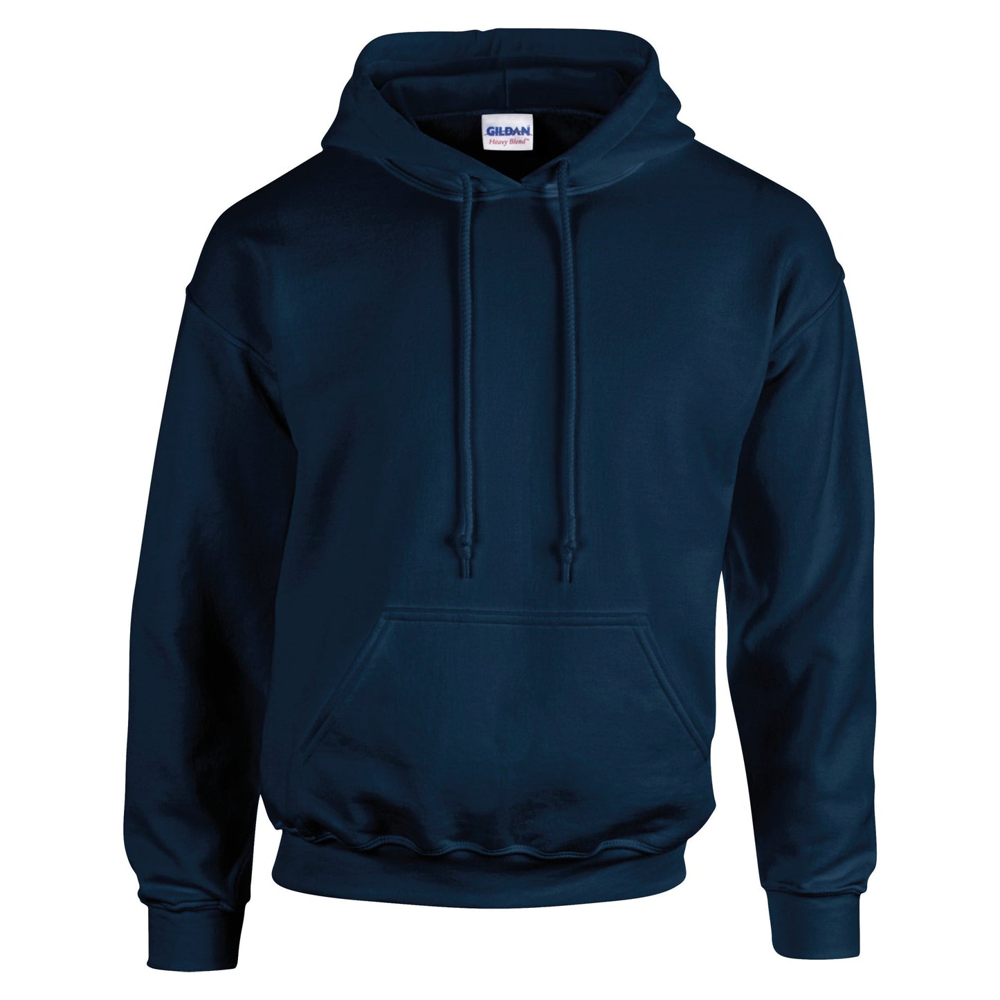 Gildan Heavy Blend Hooded Sweatshirt Navy Soft Cotton-Poly Fleece Sizes S-5XL
