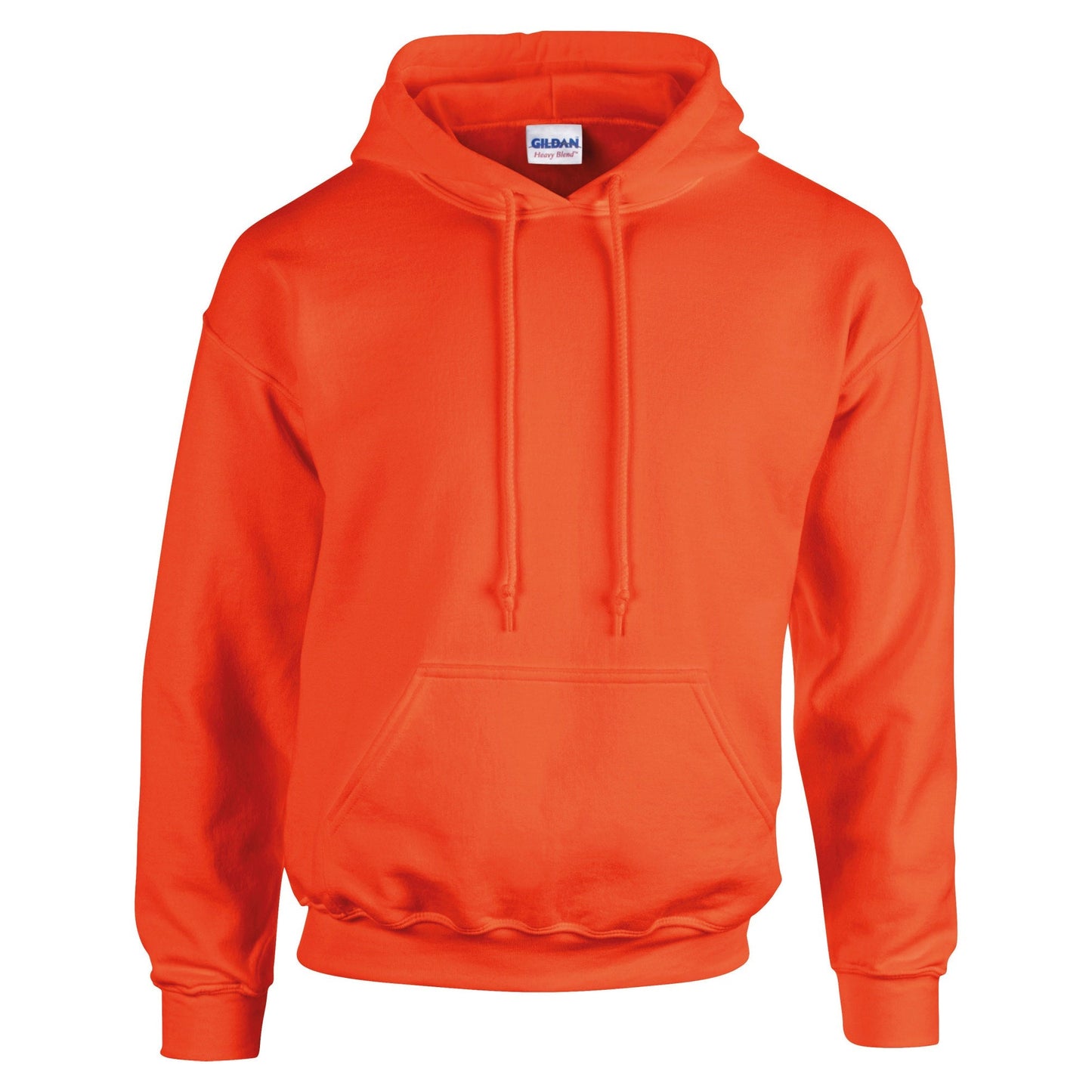 Gildan Heavy Blend Hooded Sweatshirt Orange Soft Cotton-Poly Fleece S-3XL