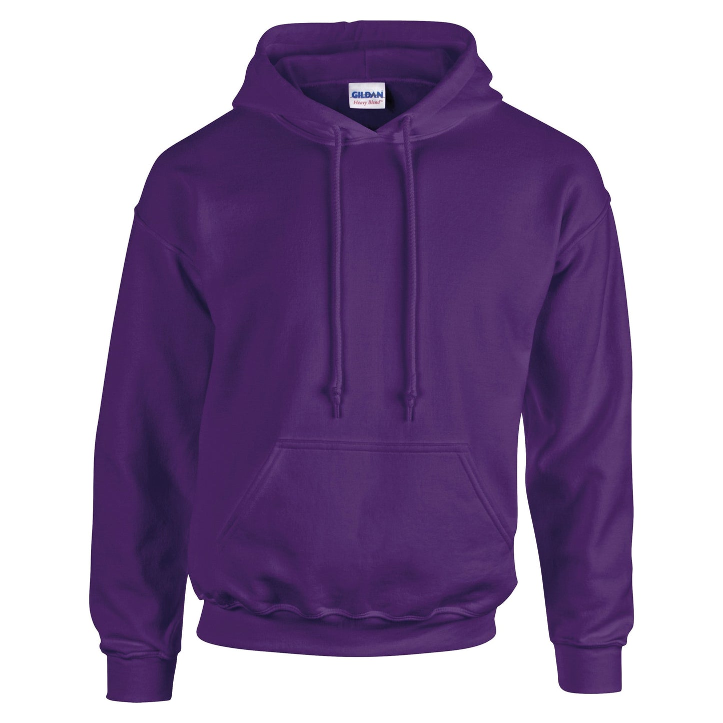 Gildan Heavy Blend Hooded Sweatshirt Purple Soft Cotton-Poly Fleece S-3XL