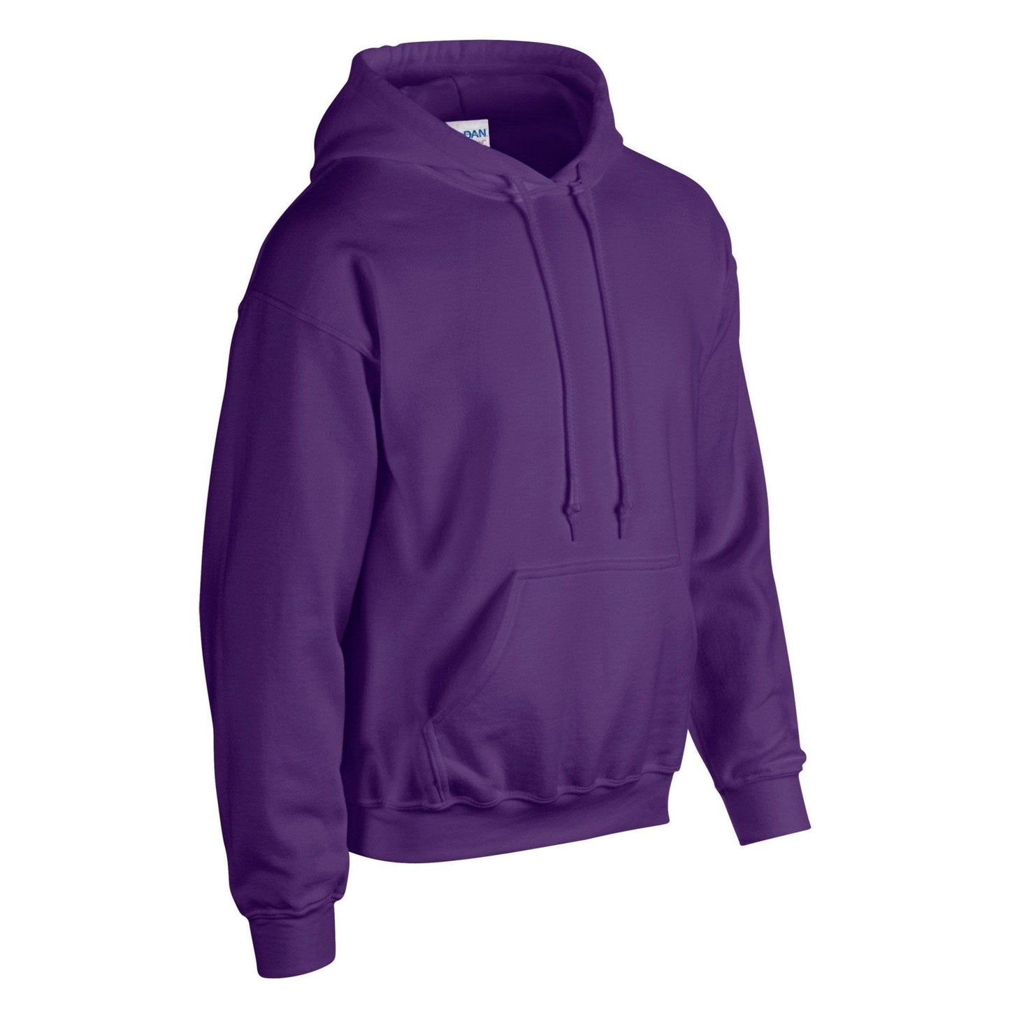 Gildan Heavy Blend Hooded Sweatshirt Purple Soft Cotton-Poly Fleece S-3XL