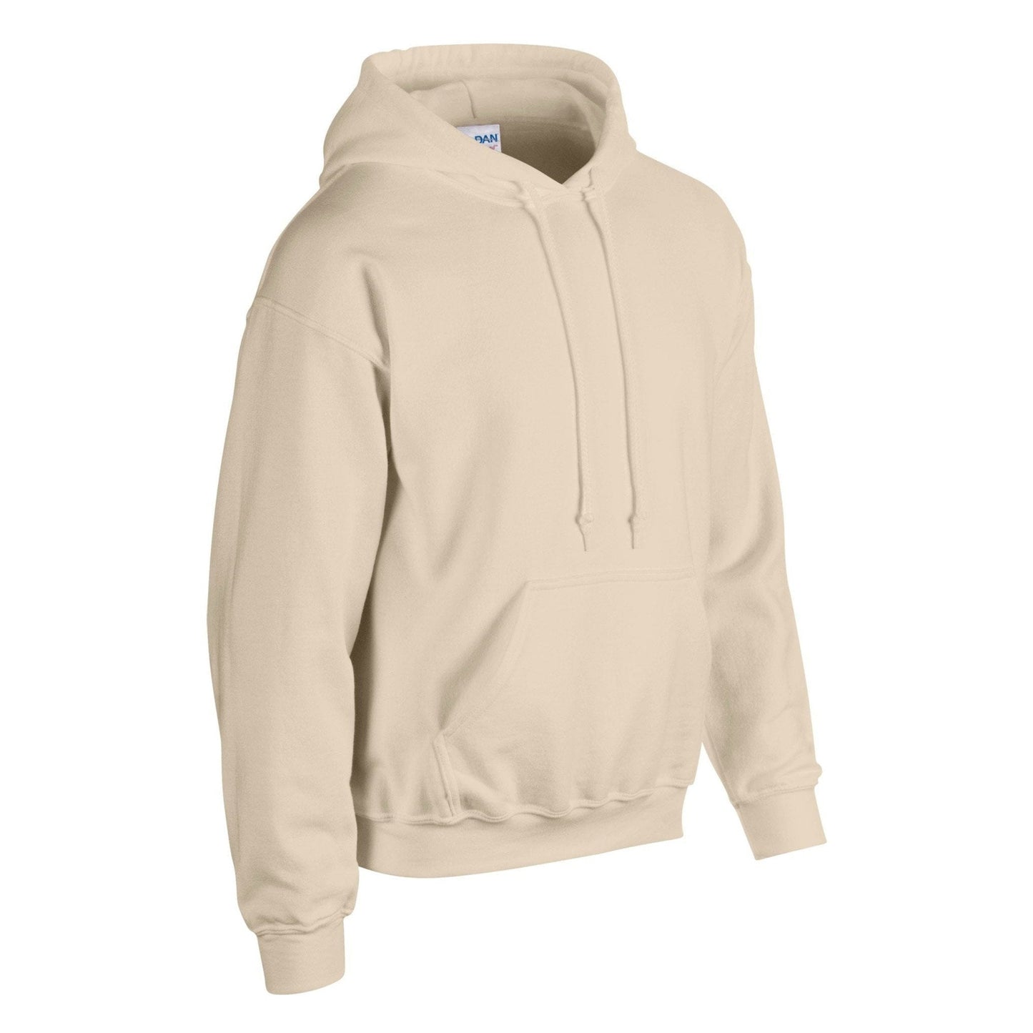 Gildan Heavy Blend Hooded Sweatshirt Sand Double-Lined Hood Size S-3XL