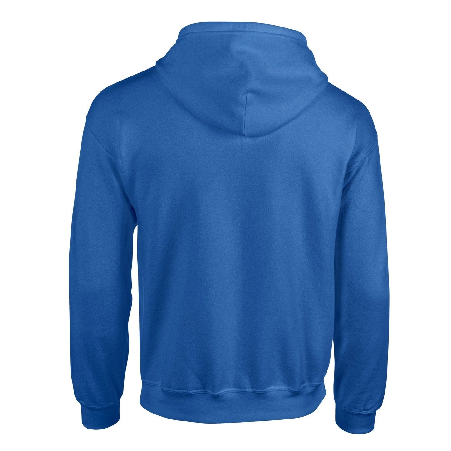 Gildan Heavy Blend Full Zip Hooded Sweatshirt Royal Pouch Pockets Unlined Hood