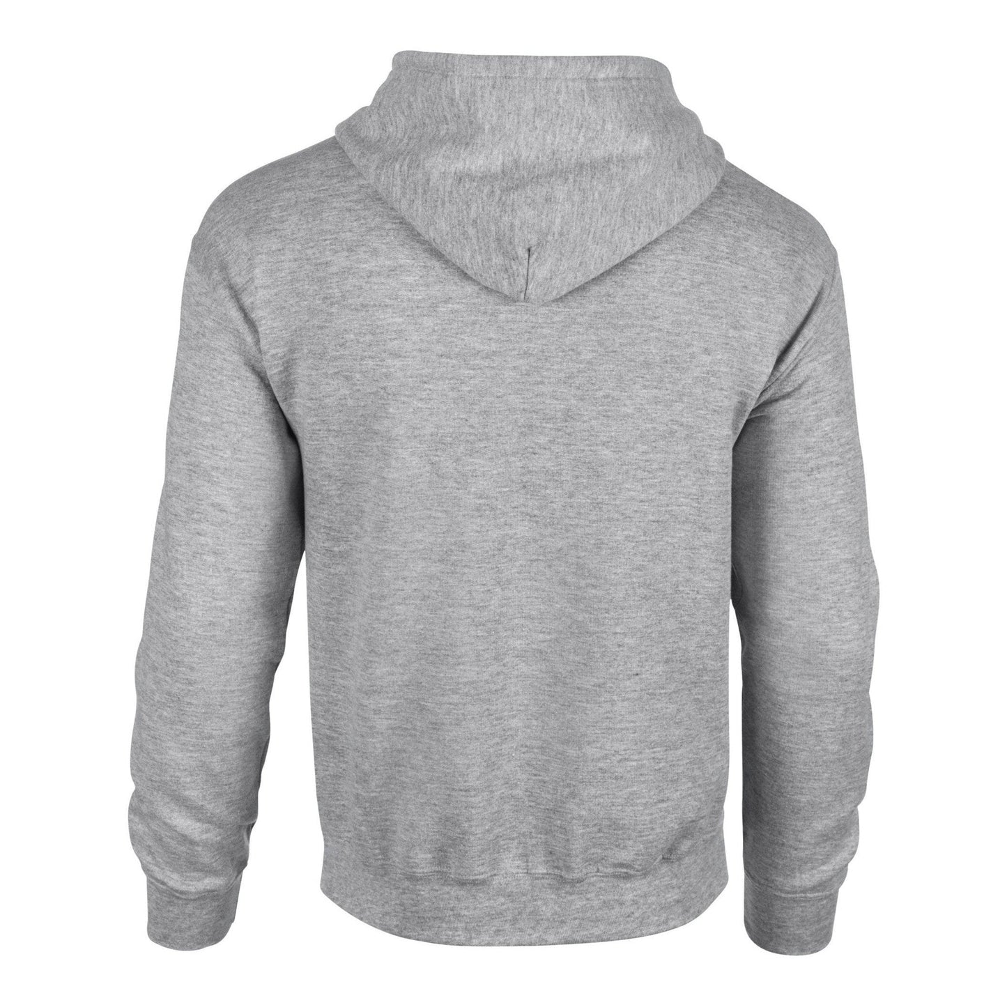 Gildan Heavy Blend Full Zip Hooded Sweatshirt Sport Grey Pouch Pockets S-5XL