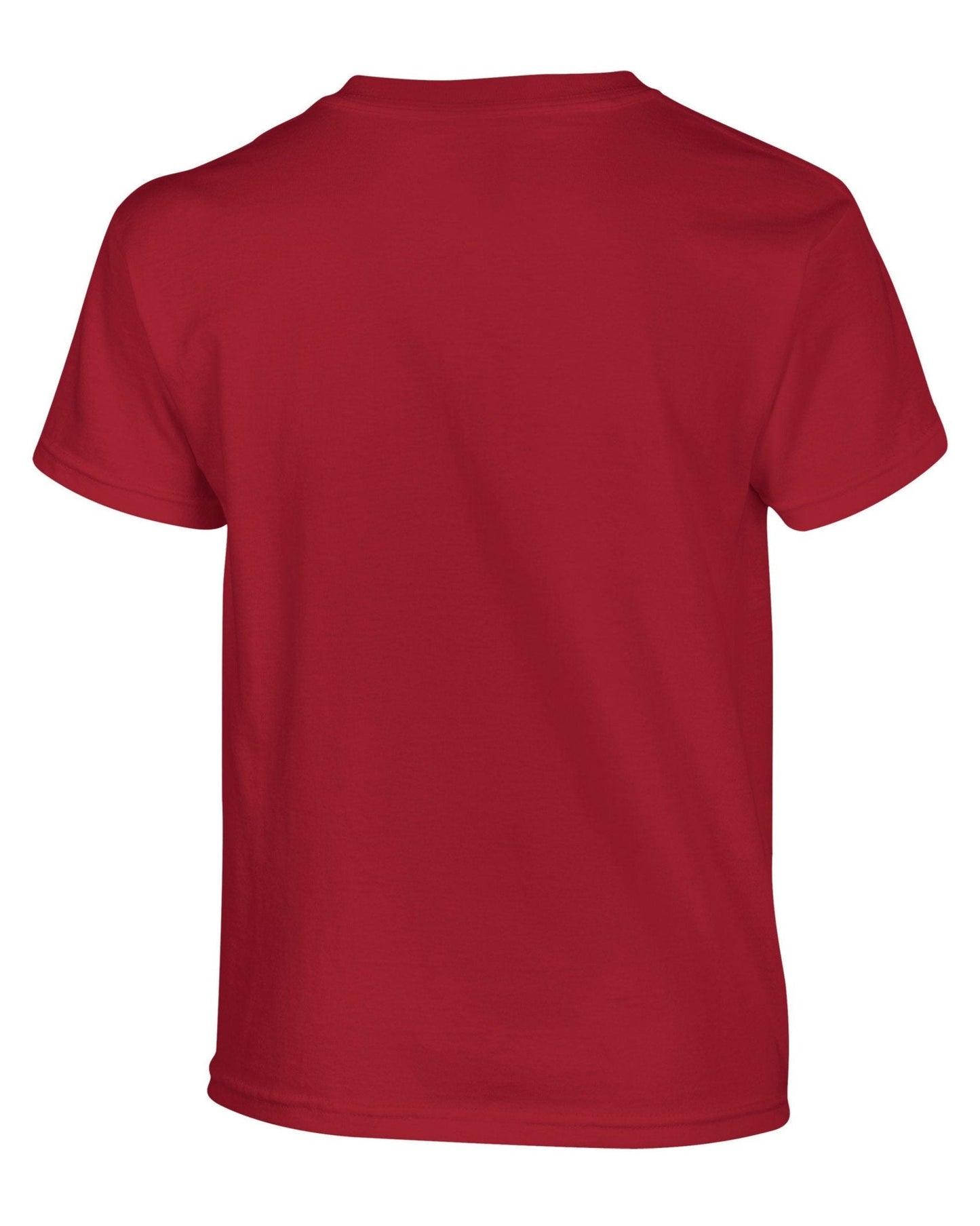 Gildan Heavy Cotton Youth T-Shirt Cardinal Red Soft Durable Pre-Shrunk Cotton
