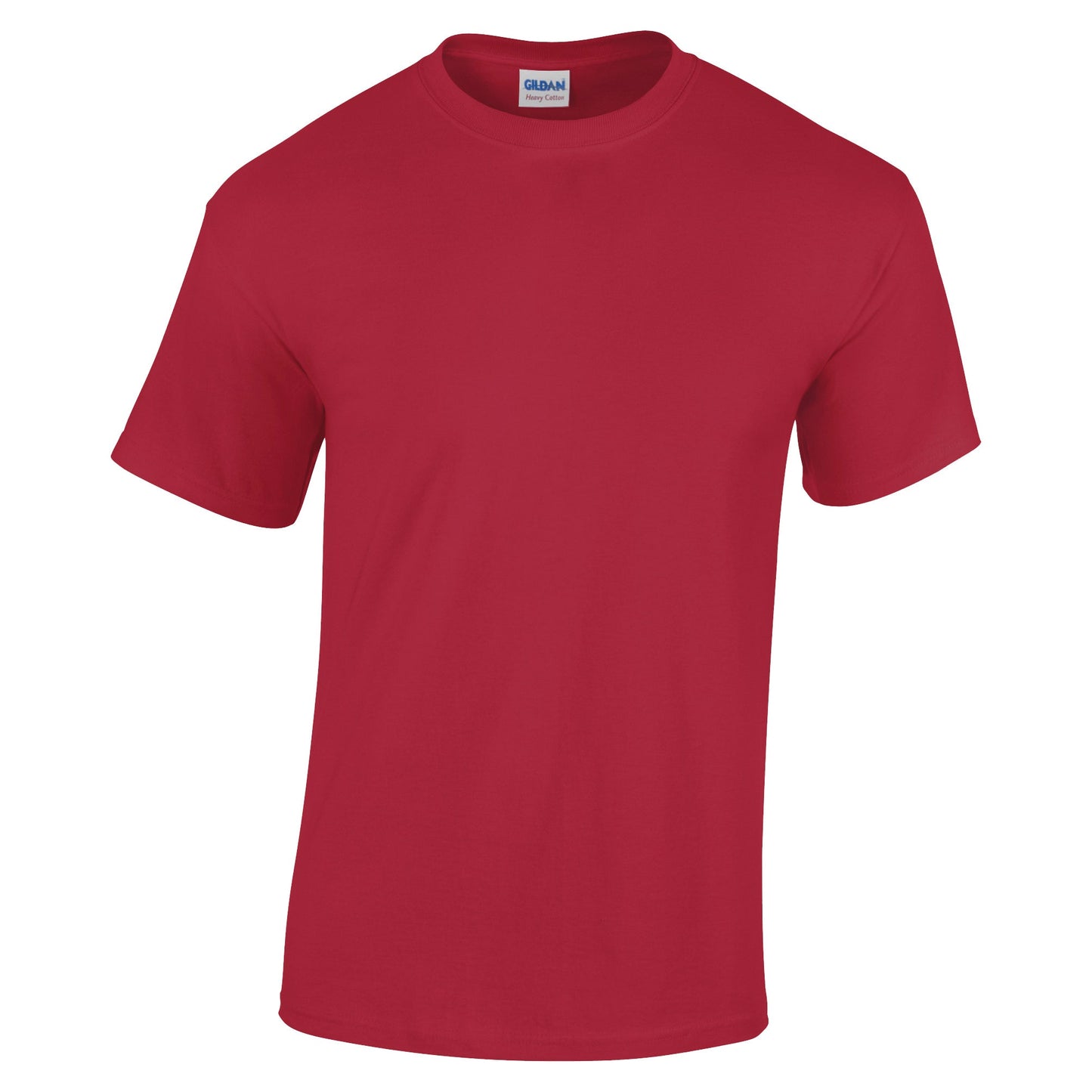 Gildan Heavy Cotton Youth T-Shirt Cardinal Red Soft Durable Pre-Shrunk Cotton