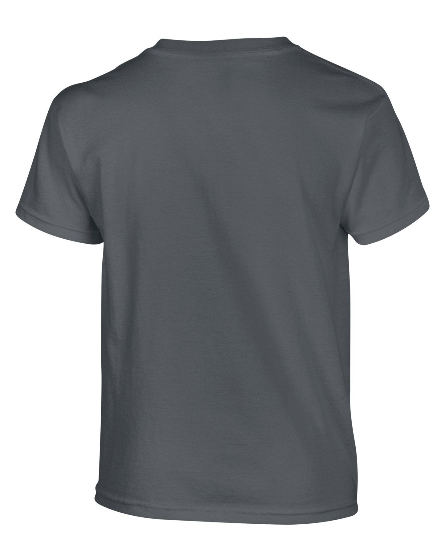 Gildan Heavy Cotton Youth T-Shirt Charcoal Soft Cotton Pre-Shrunk 100% Cotton