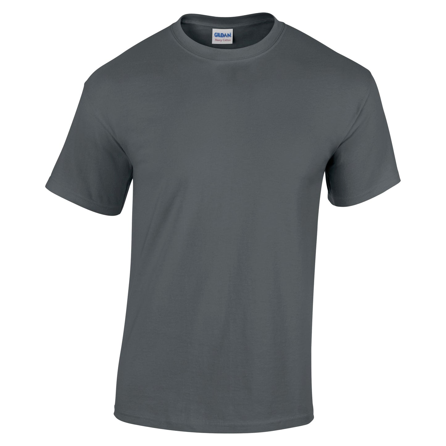 Gildan Heavy Cotton Youth T-Shirt Charcoal Soft Cotton Pre-Shrunk 100% Cotton