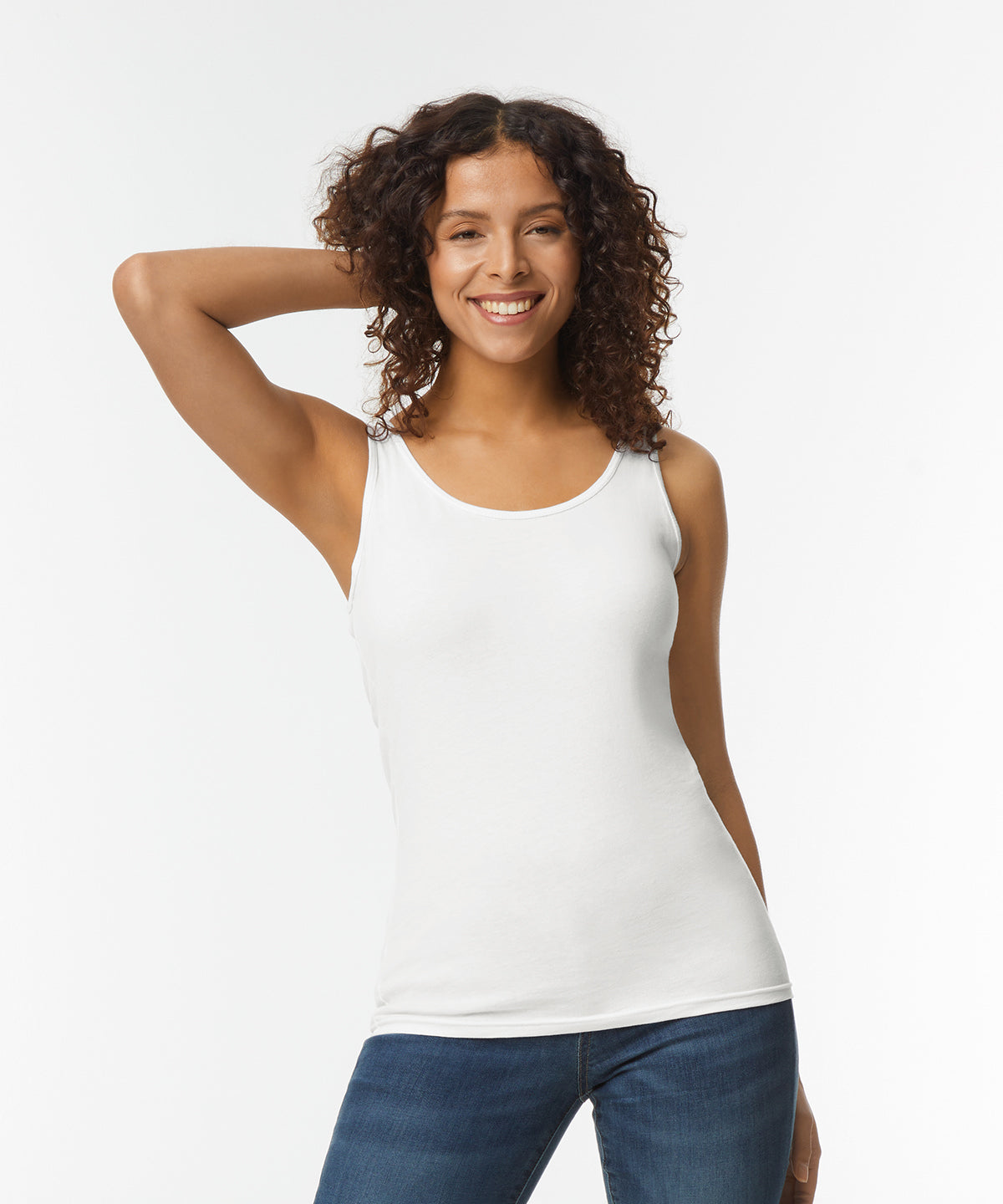 Gildan Softstyle Women's Fitted Tank Top 100% Cotton Soft Comfortable S-2XL