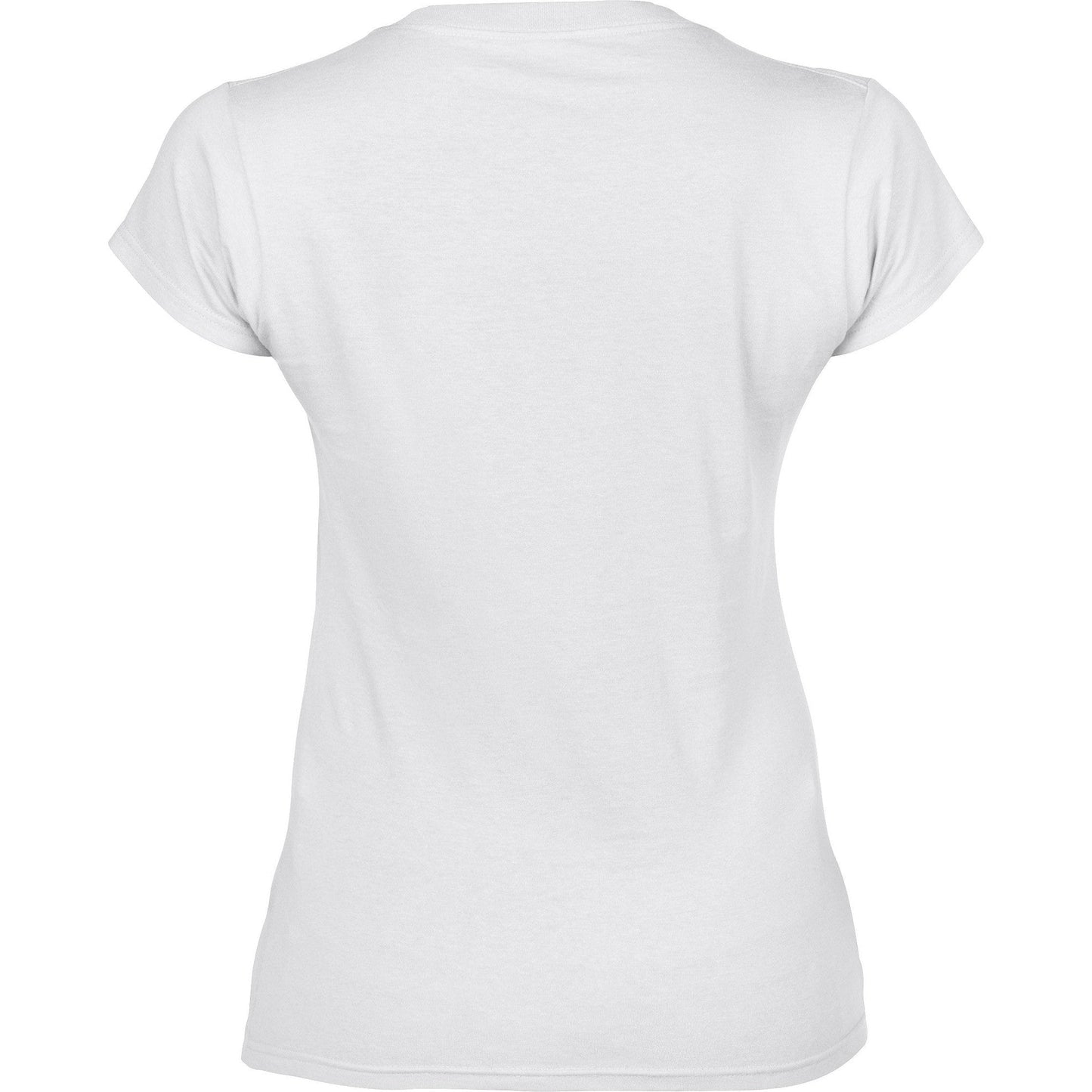 Gildan Softstyle Women's V-Neck T-Shirt Fitted Cotton Tee Various Sizes