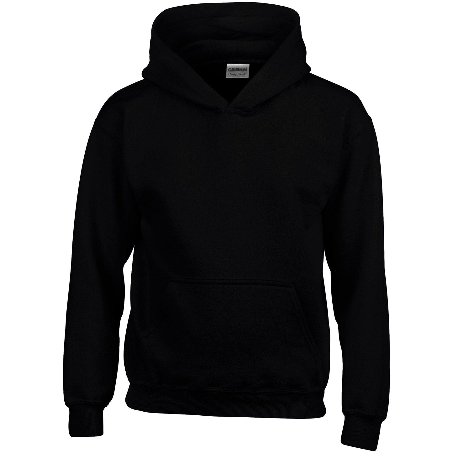 Gildan Heavy Blend Youth Hooded Sweatshirt 50/50 Cotton Polyester Pouch Pocket