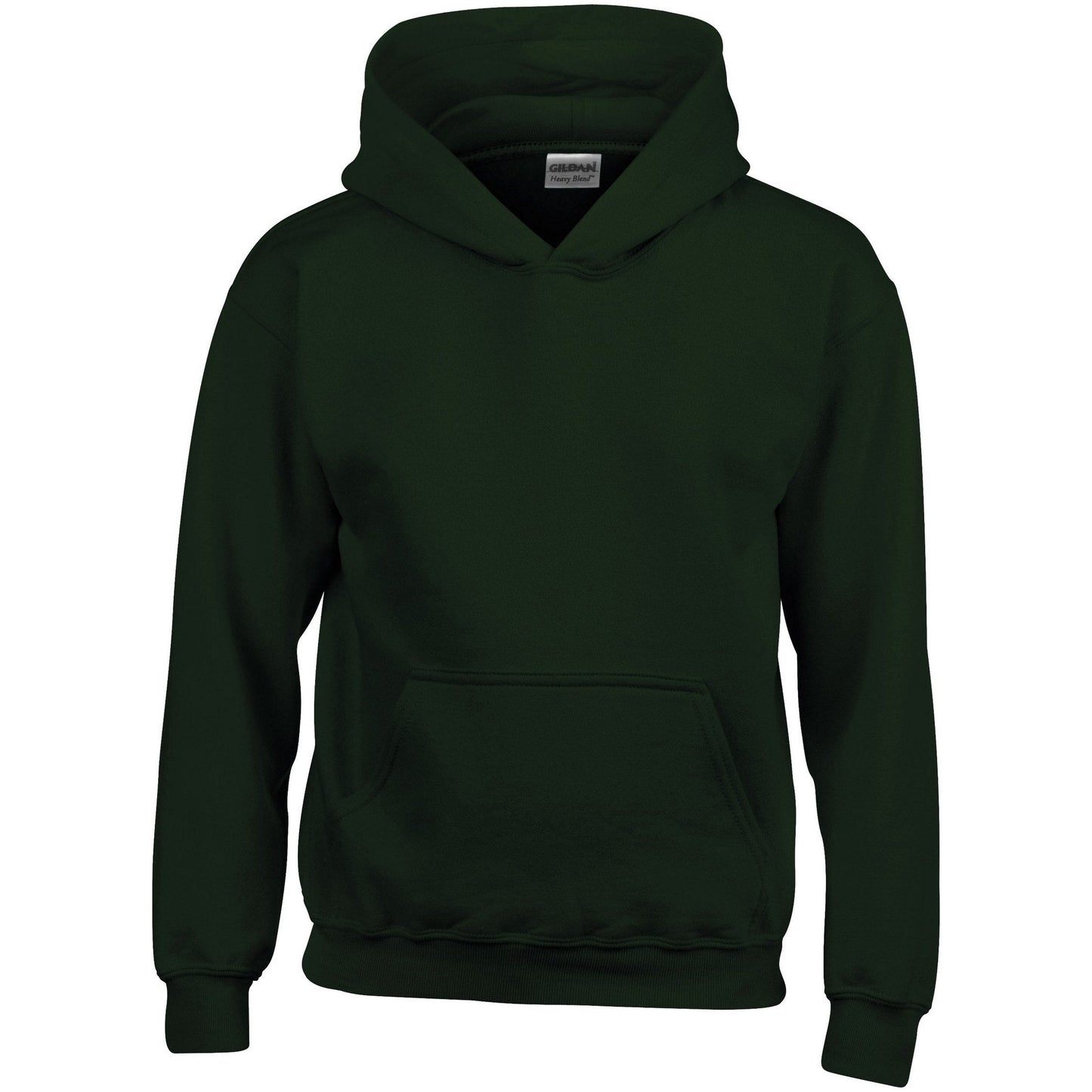 Gildan Heavy Blend Youth Hooded Sweatshirt 50/50 Cotton Polyester Pouch Pocket