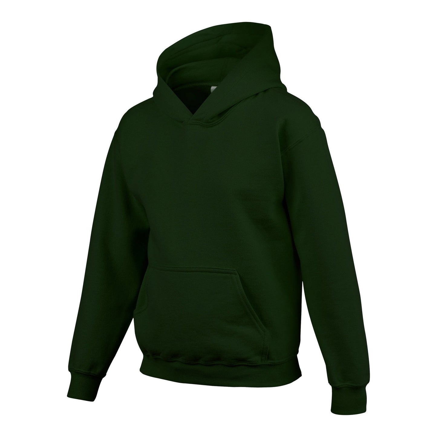 Gildan Heavy Blend Youth Hooded Sweatshirt 50/50 Cotton Polyester Pouch Pocket